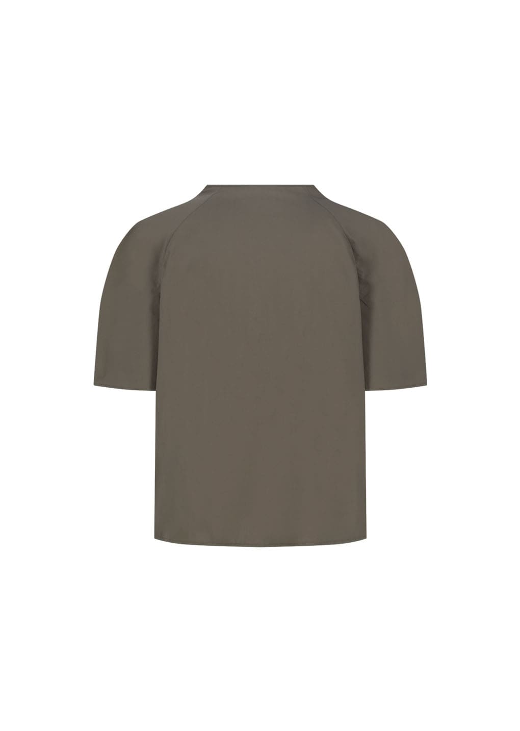 raglan cowl neck top, khaki