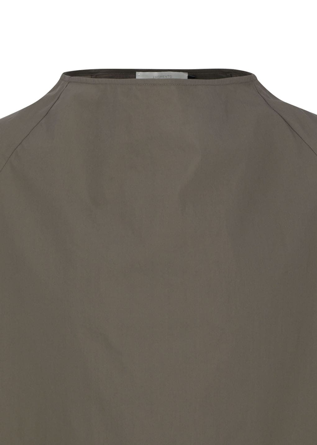 raglan cowl neck top, khaki