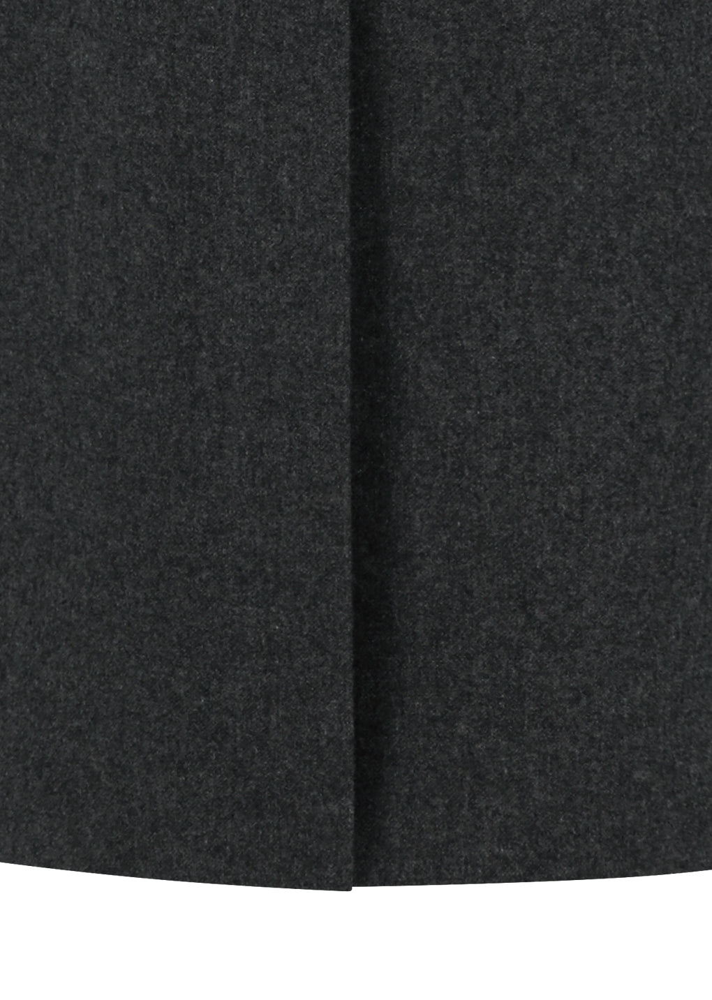 rounded shoulder long jacket, charcoal