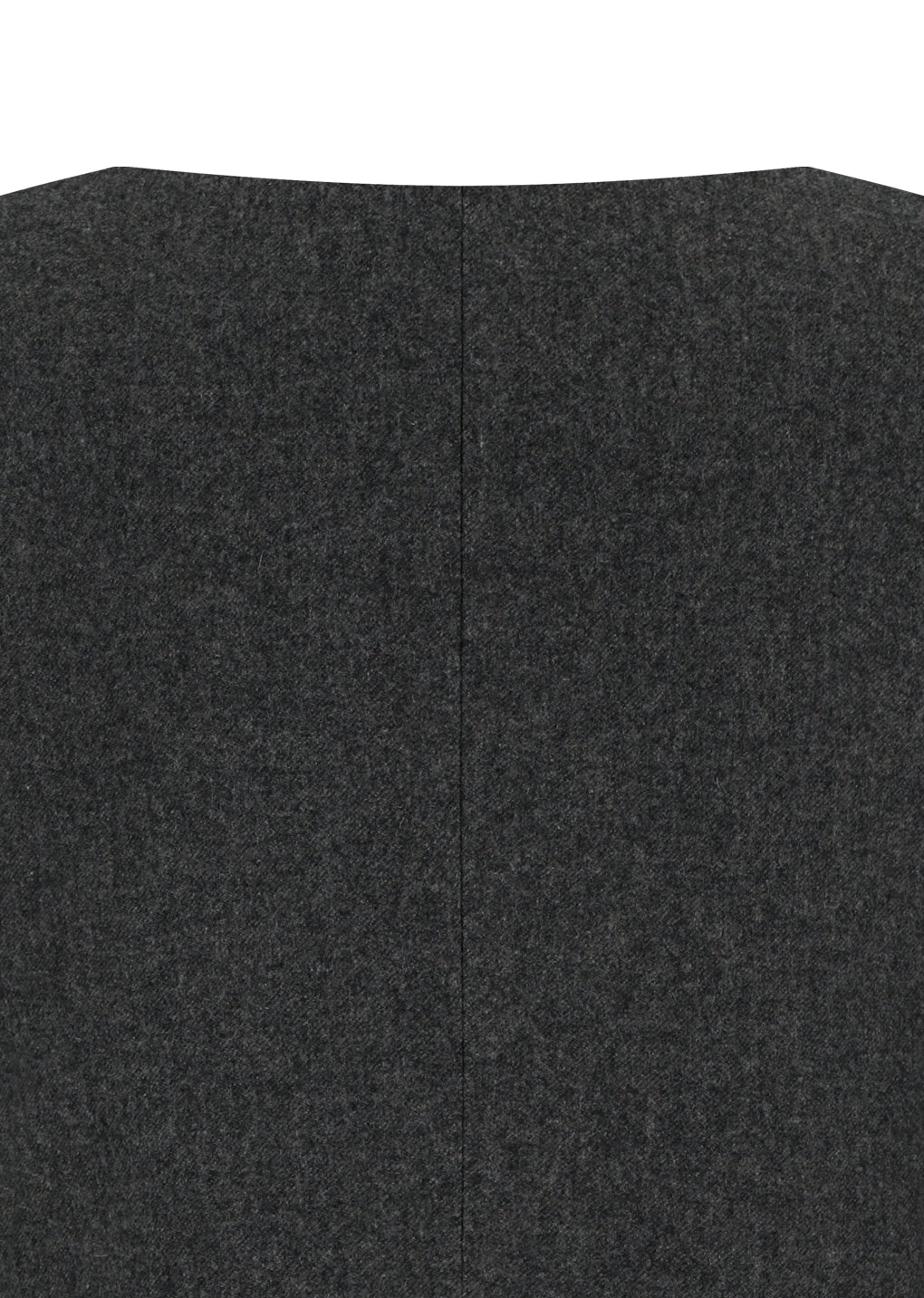 rounded shoulder jacket, charcoal