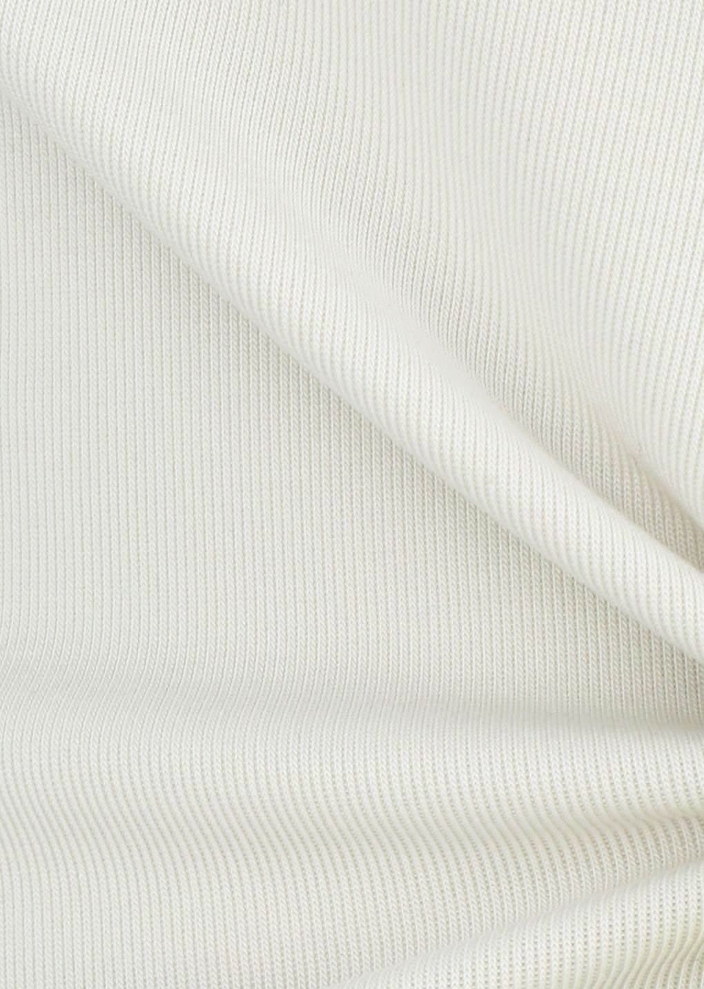 round neck sleeveless top, ivory
