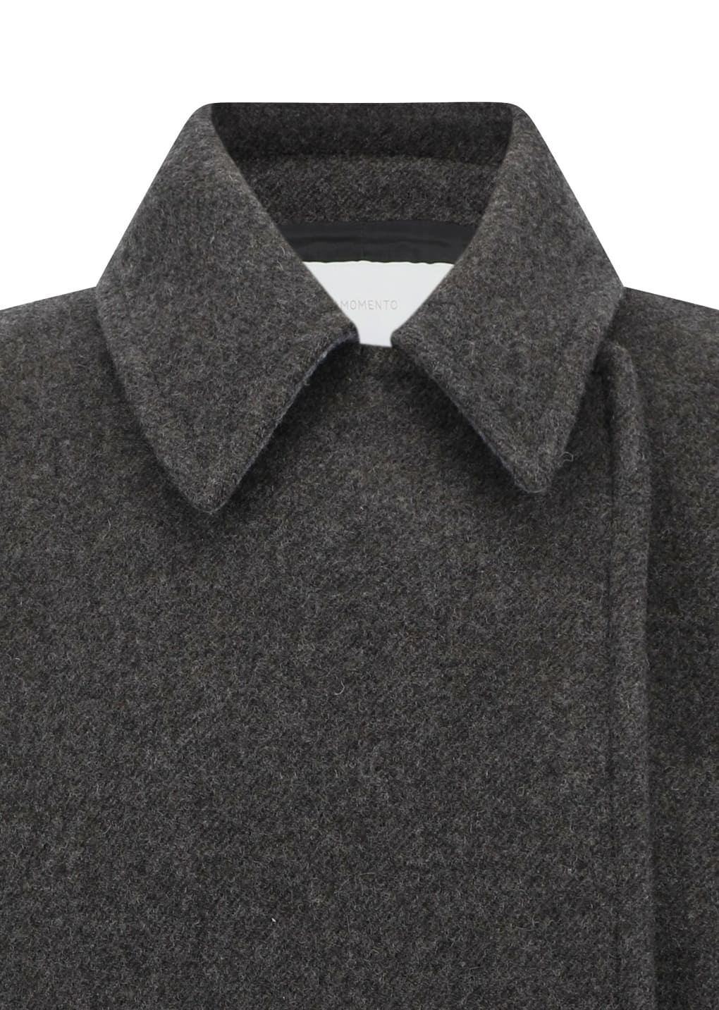 round shape coat, brown