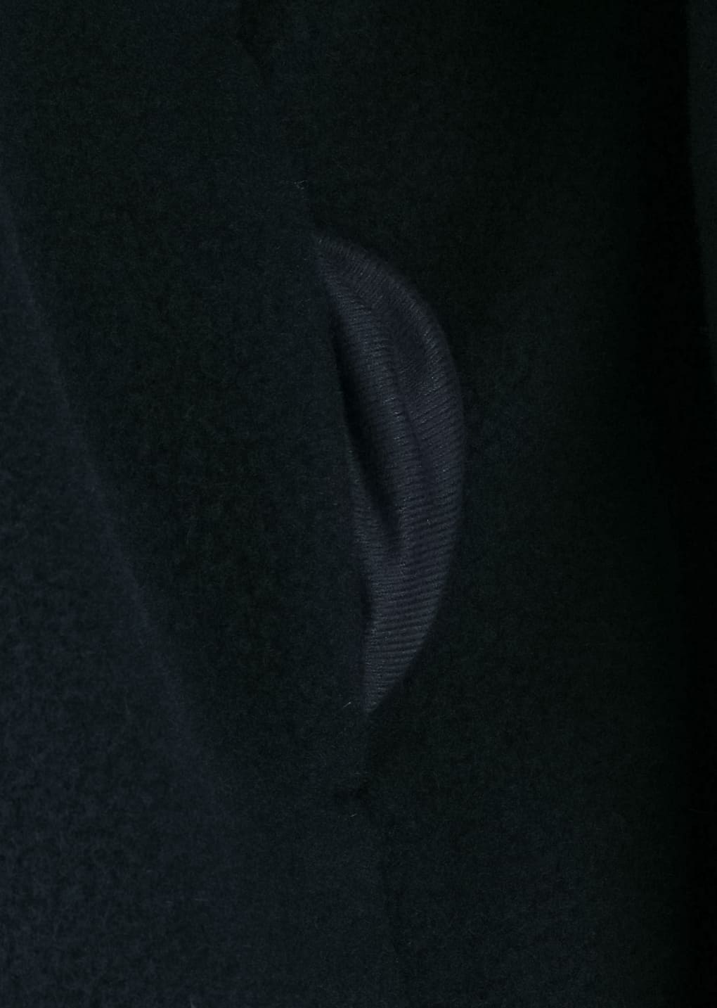 round shape coat, navy