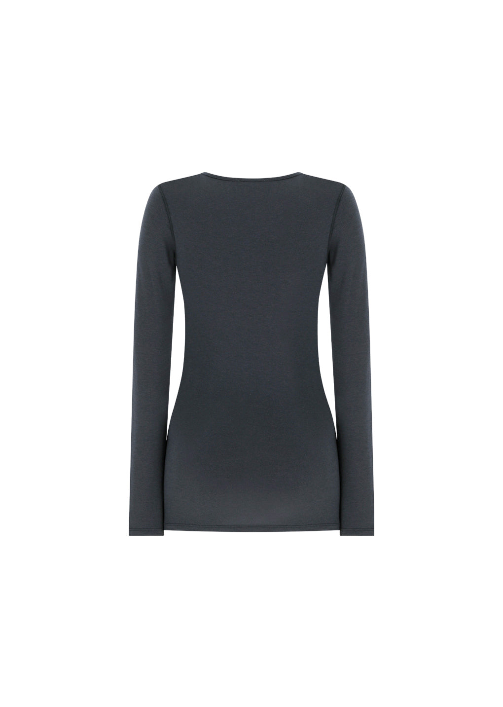 round t-shirt, charcoal