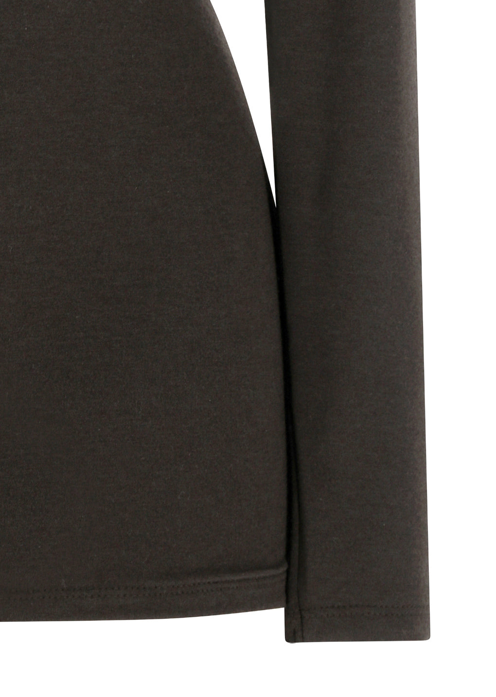 round t-shirt, brown