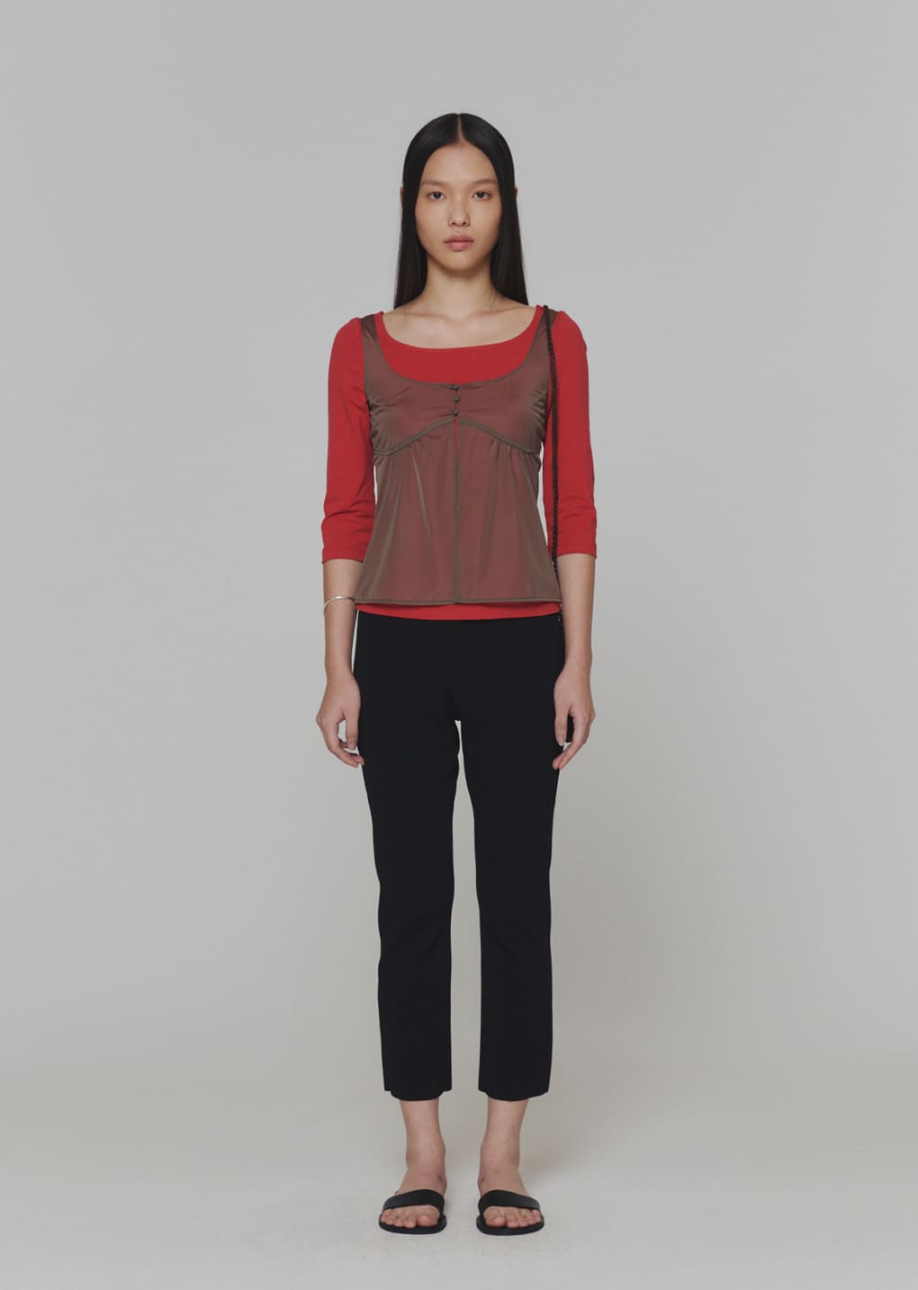 無料配送 ◆ AMOMENTO ◆ Sheer Bra Top AMOMENTO GLOBAL