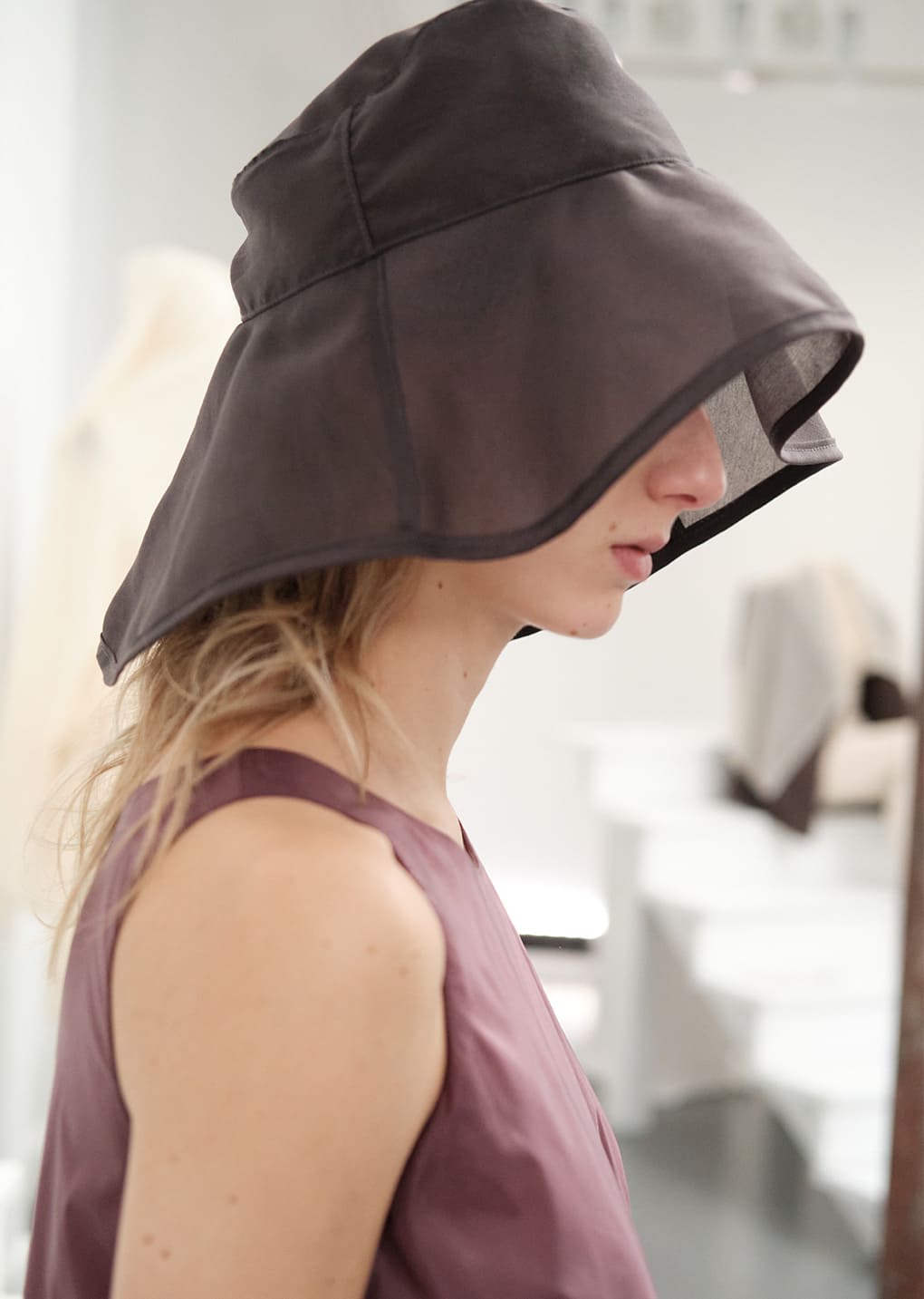 AMOMENTO☆23FW HAND KNITTED BUCKET HAT AMOMENTO GLOBAL