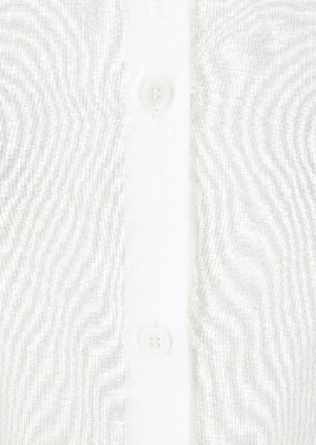 sheer slim shirt, white