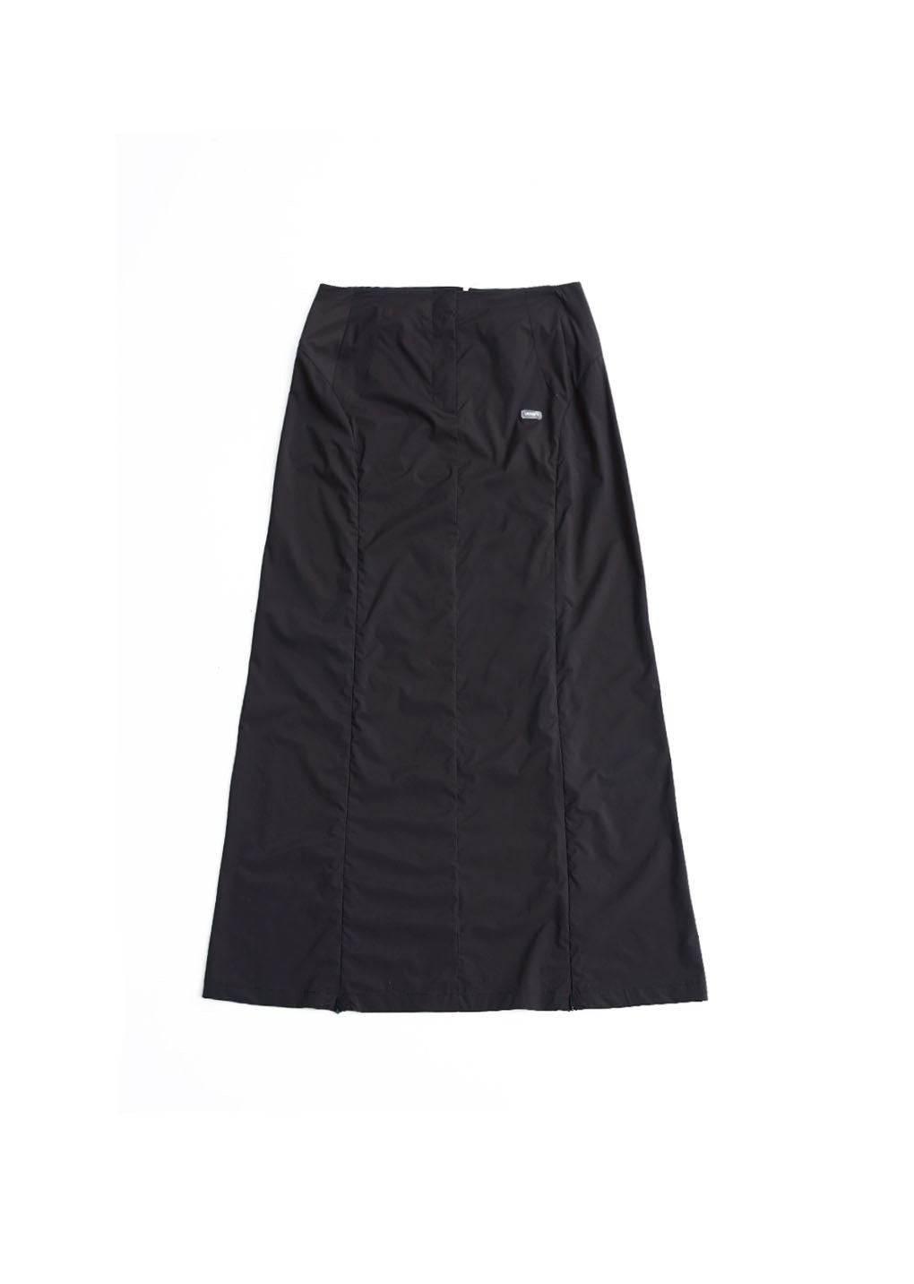 side vent long skirt, charcoal hover