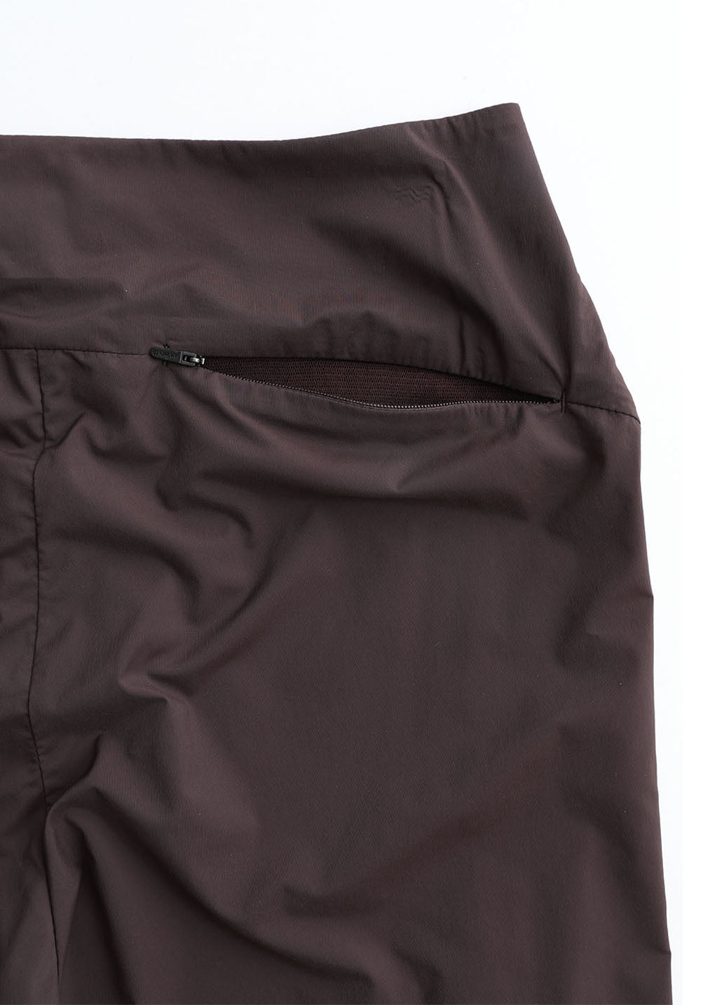 side vent pants, brown