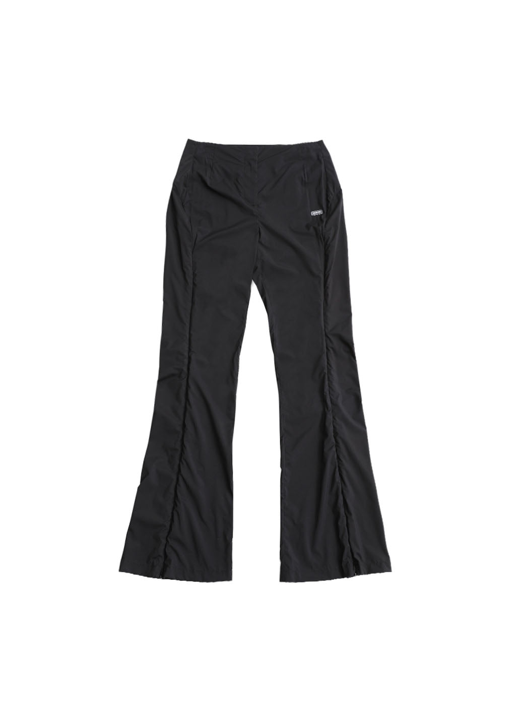 side vent pants, charcoal
