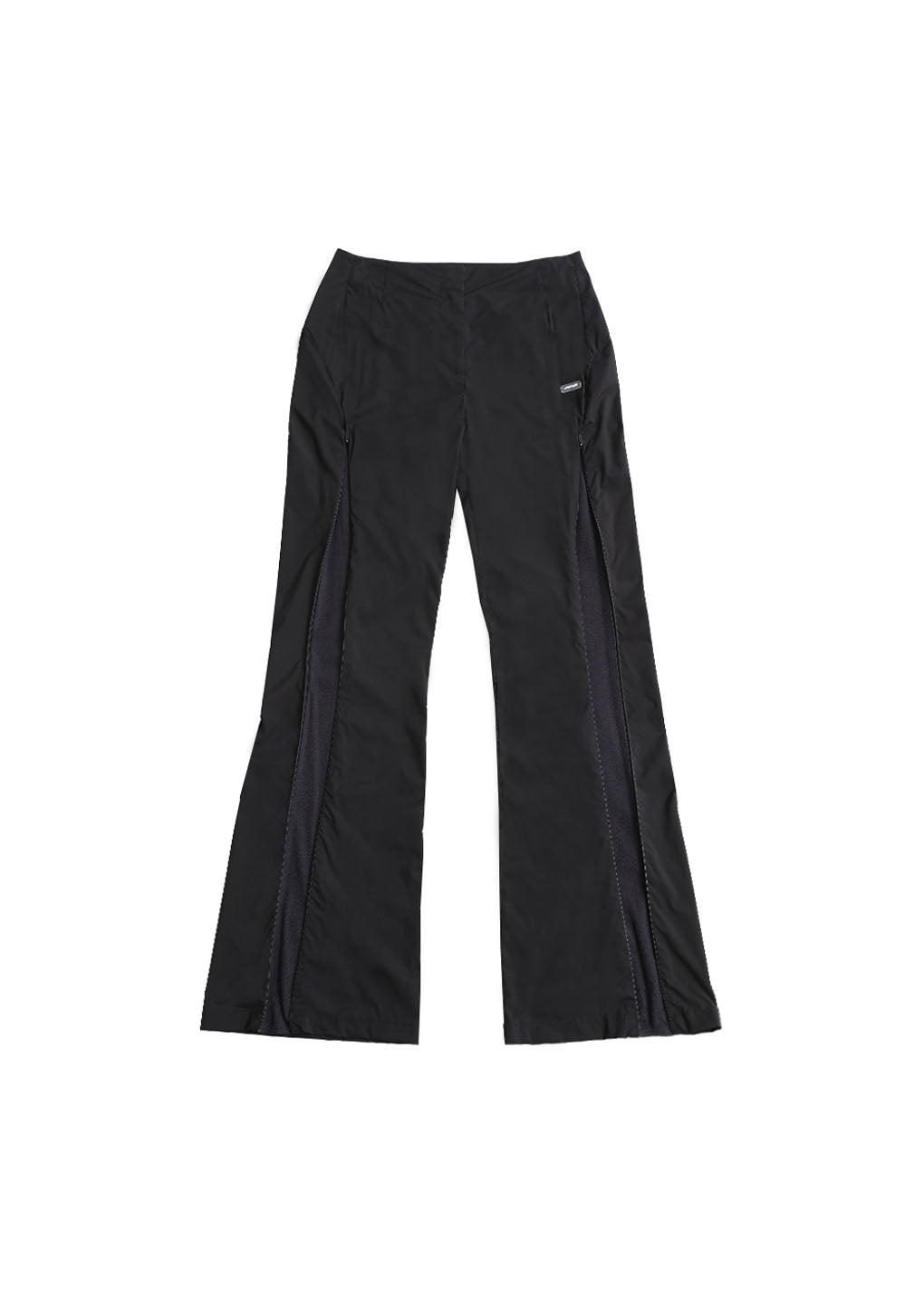 side vent pants, charcoal