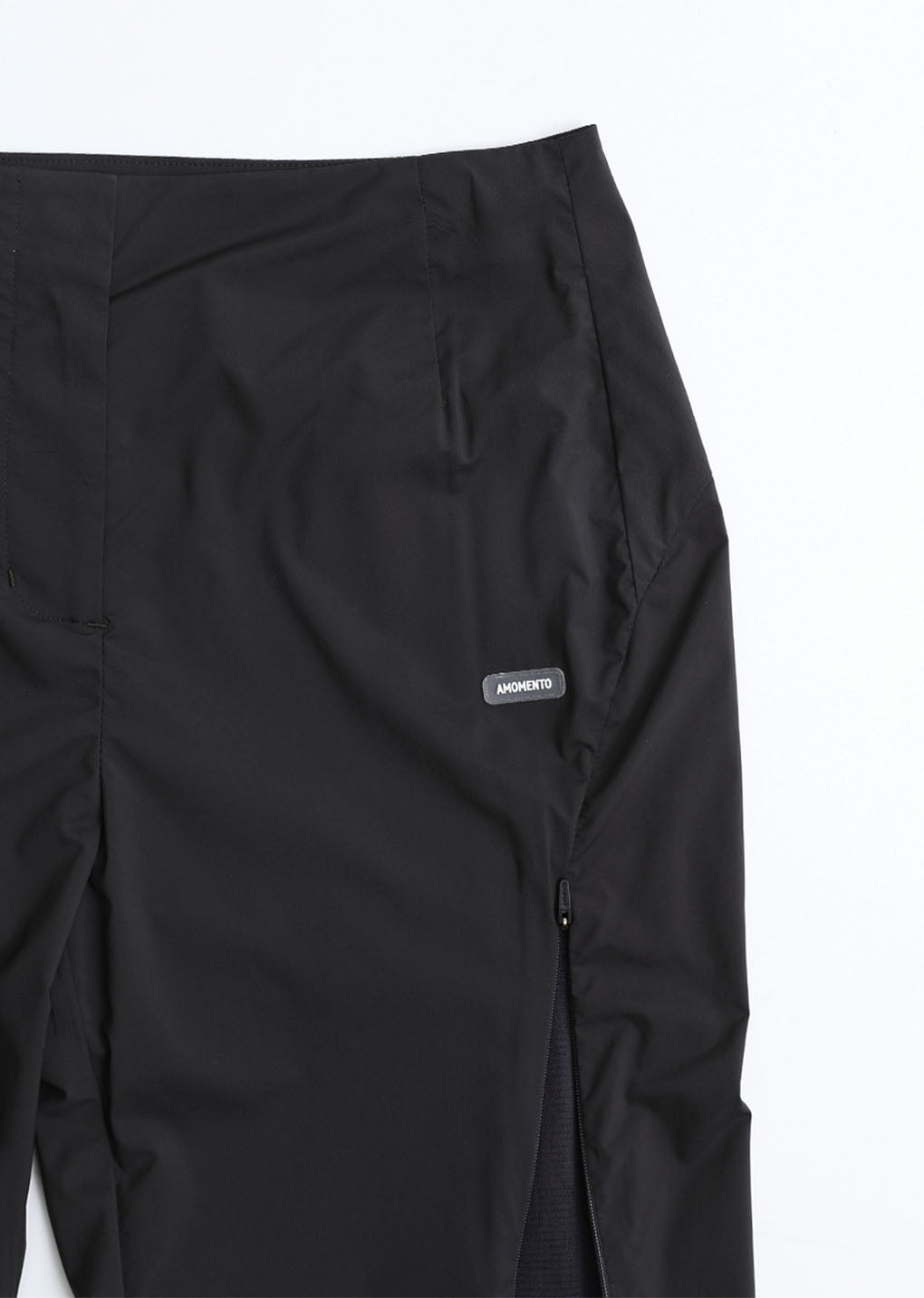 side vent pants, charcoal