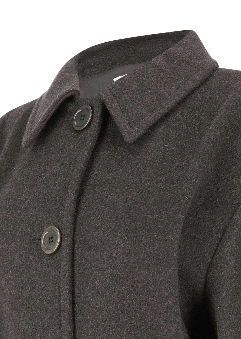 single breasted maxi long coat, dark brown