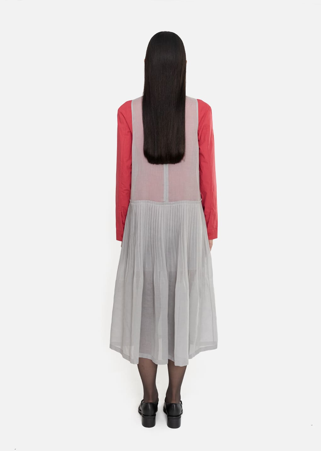 slim shirt, red