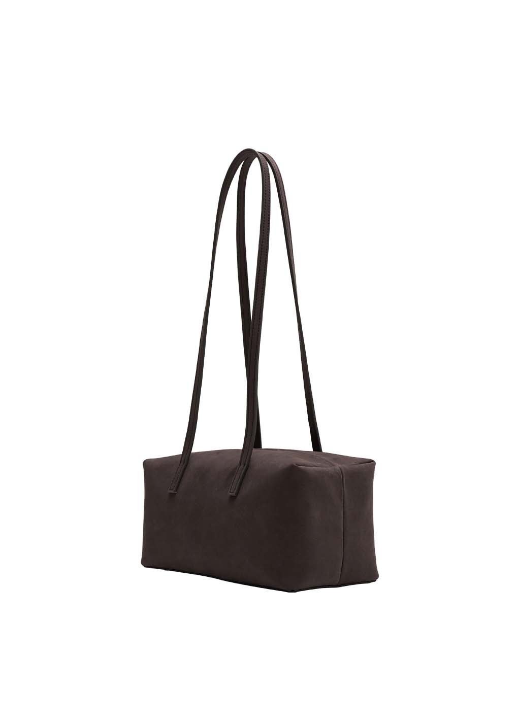 small cubo bag, dark brown