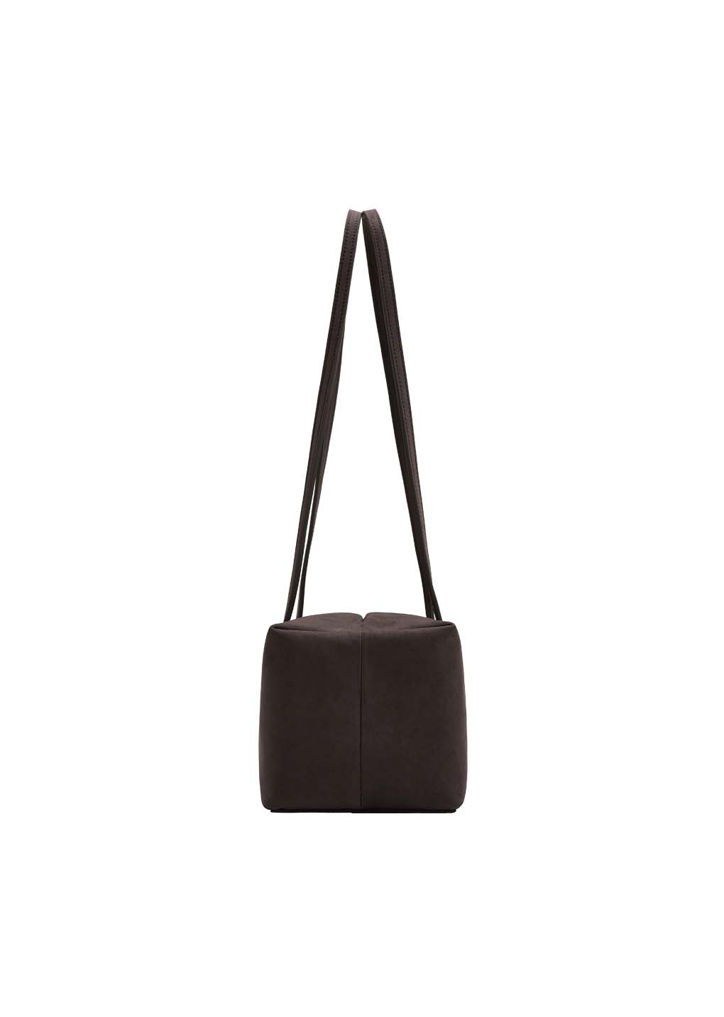 small cubo bag, dark brown