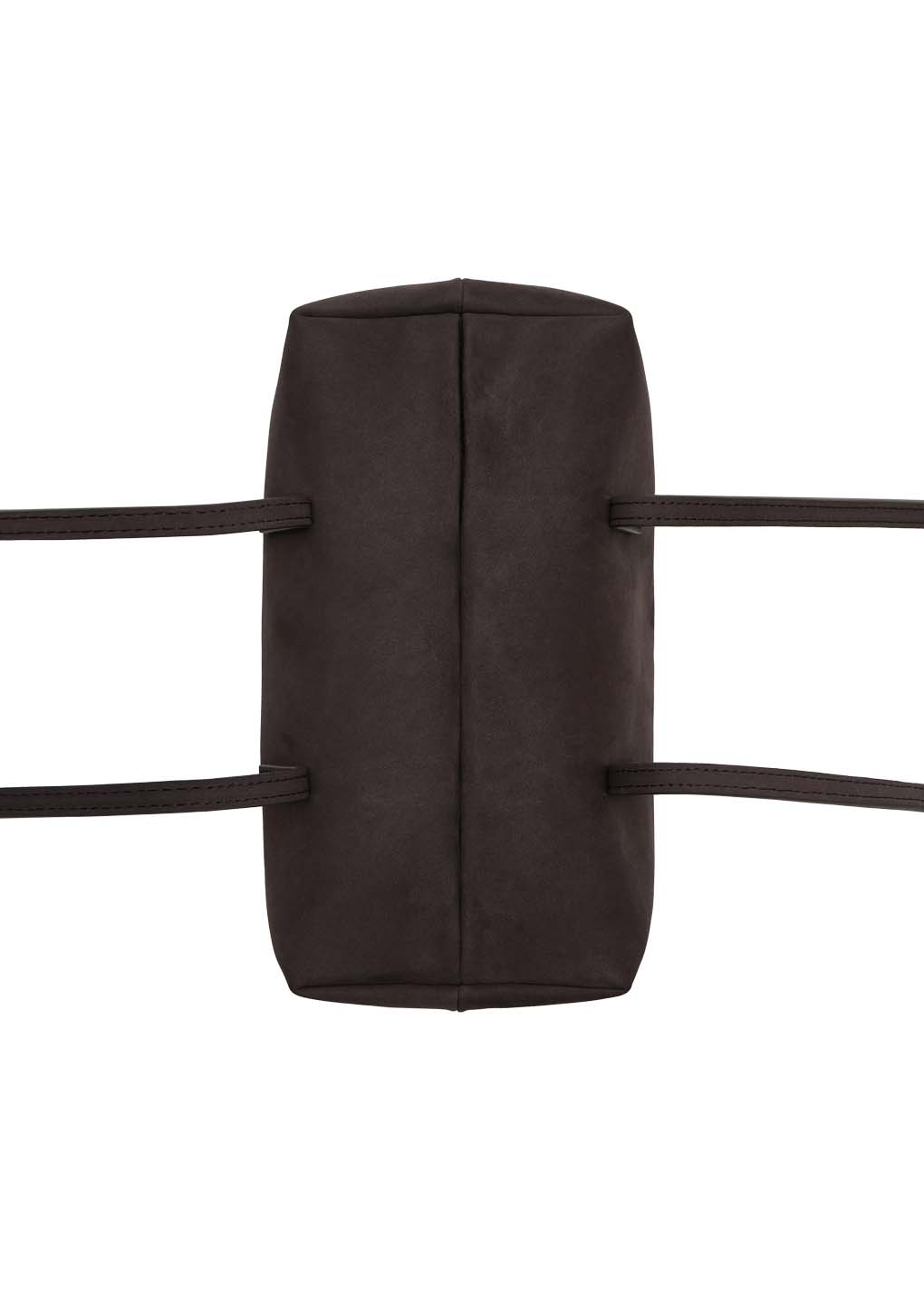 small cubo bag, dark brown