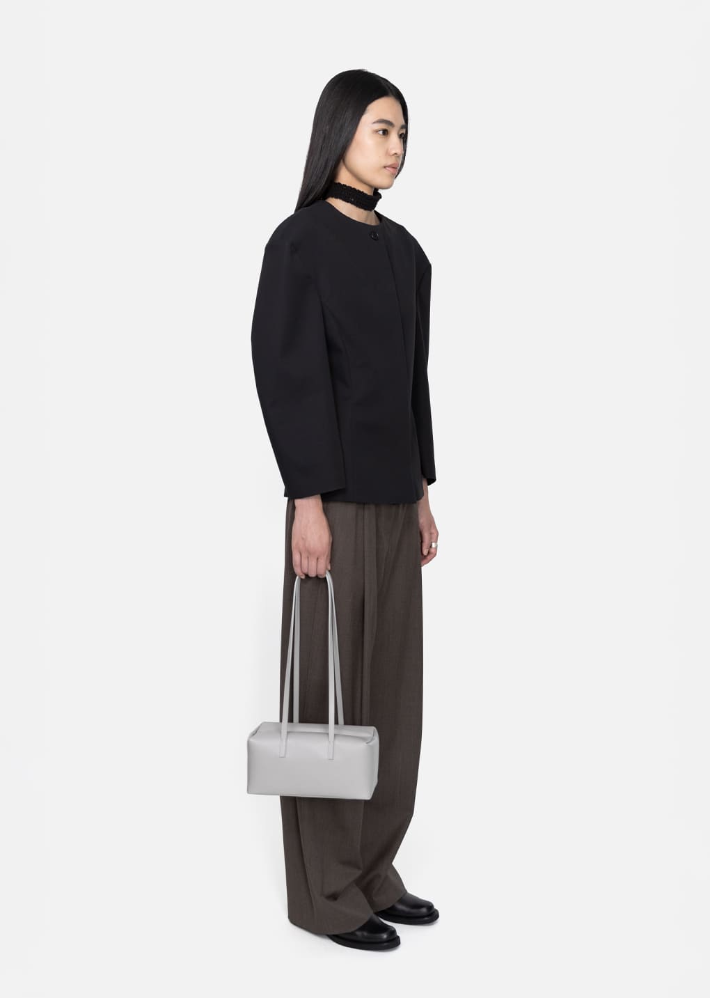 small cubo bag, grey