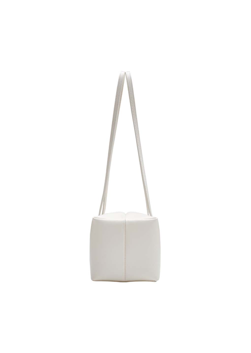 small cubo bag, white