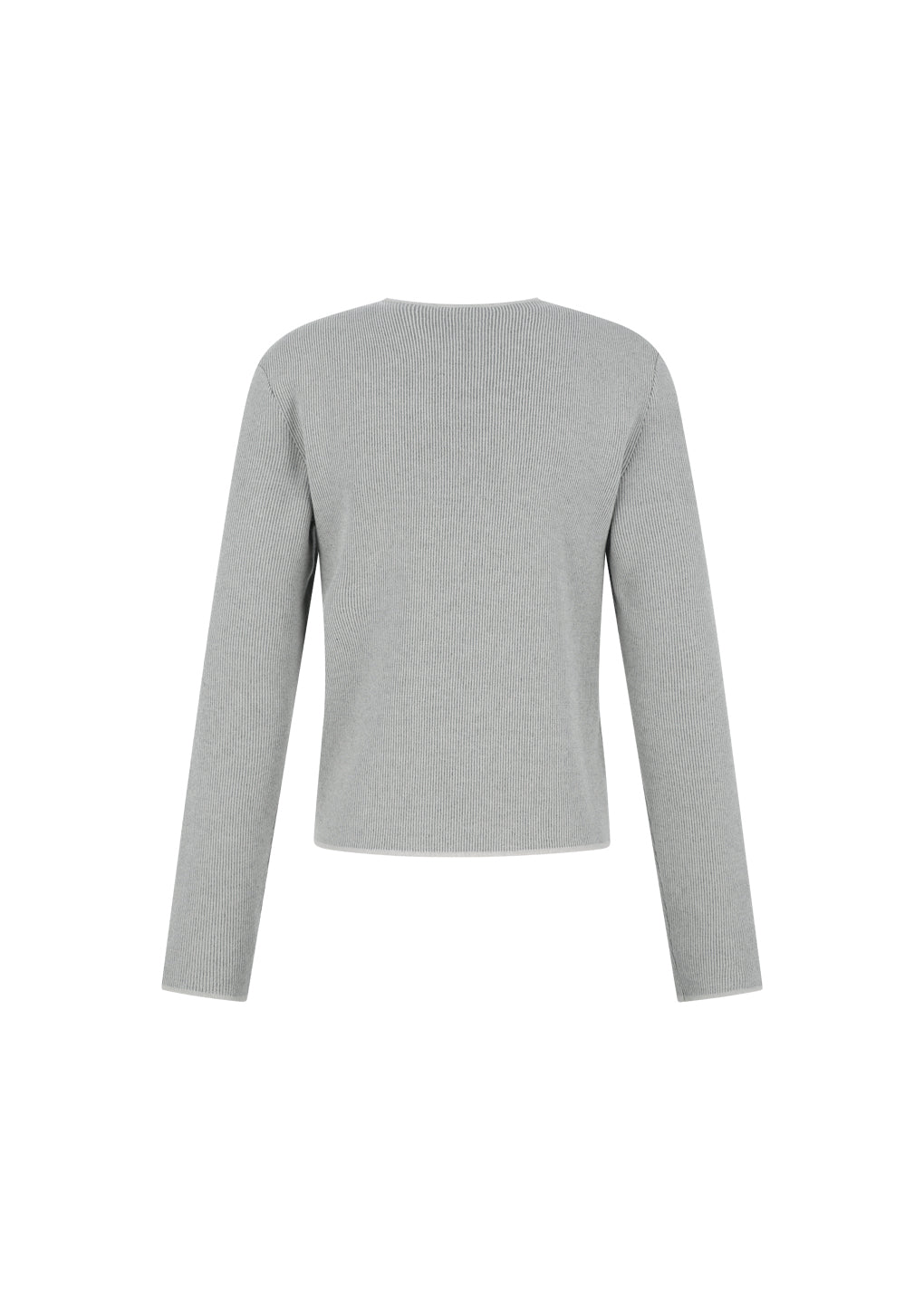 stripe button up cardigan, grey