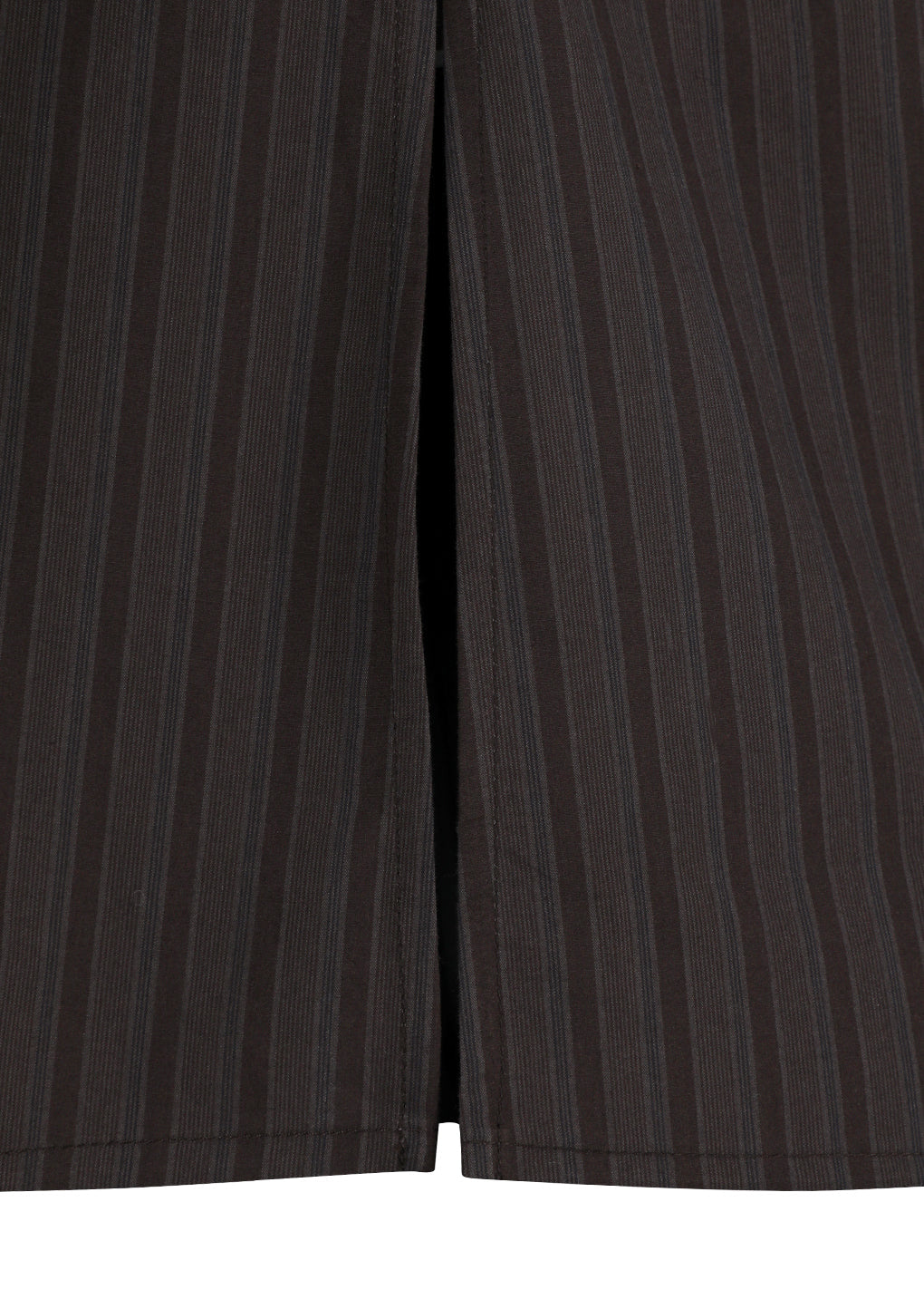 stripe shirring oversized shirts, brown