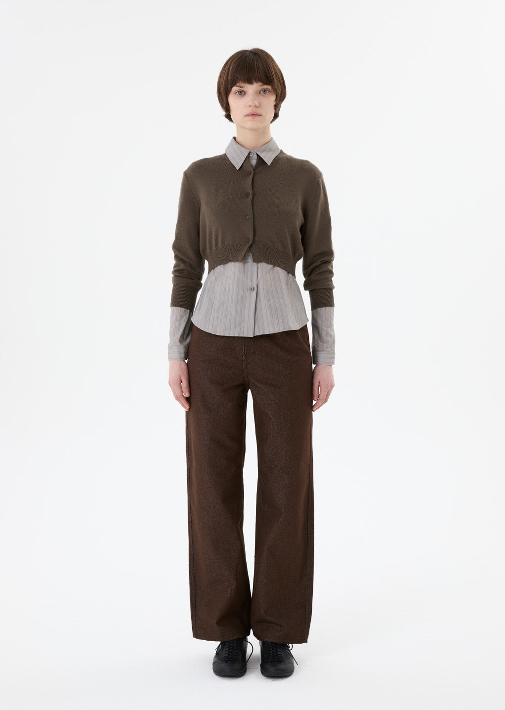 stripe shirts, grey
