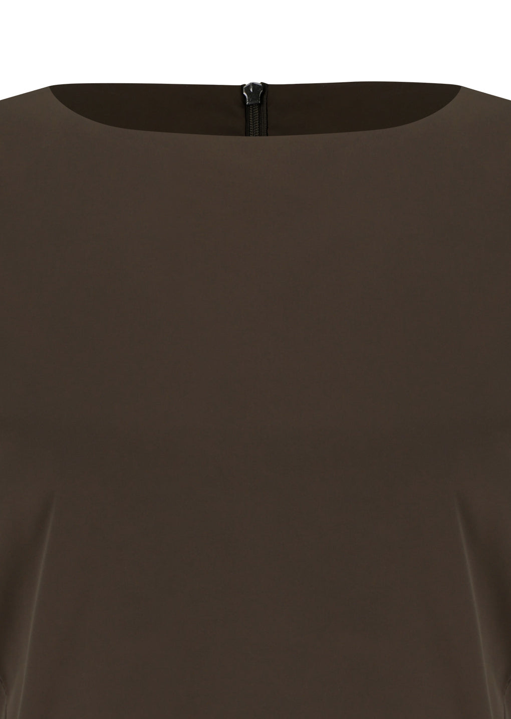 taffeta mini dress, brown