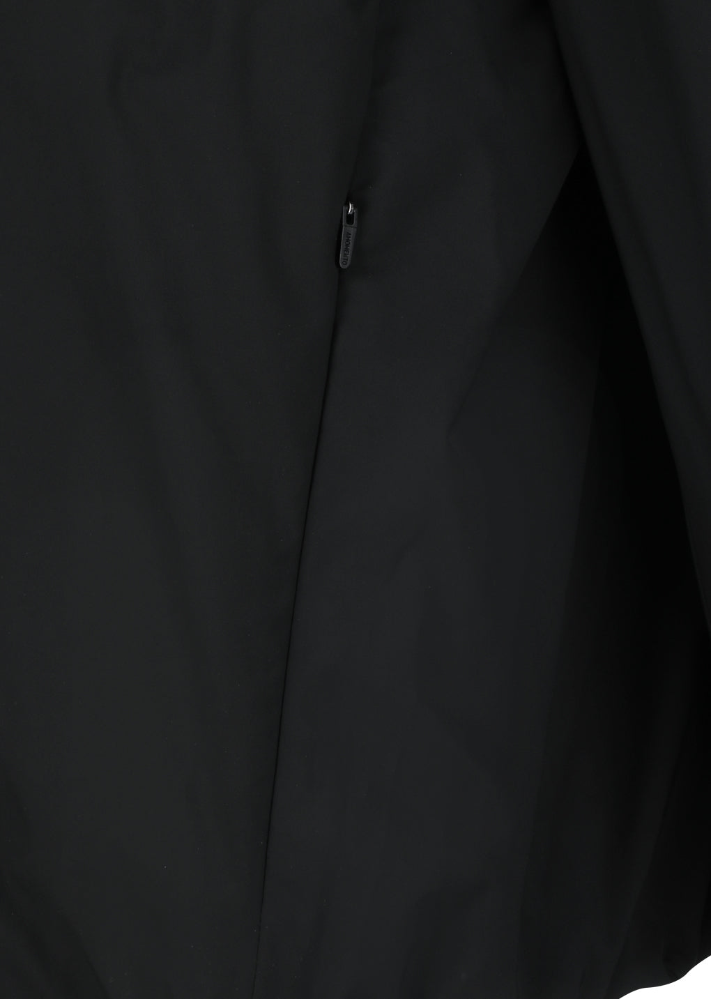 taffeta padded raglan jumper, black