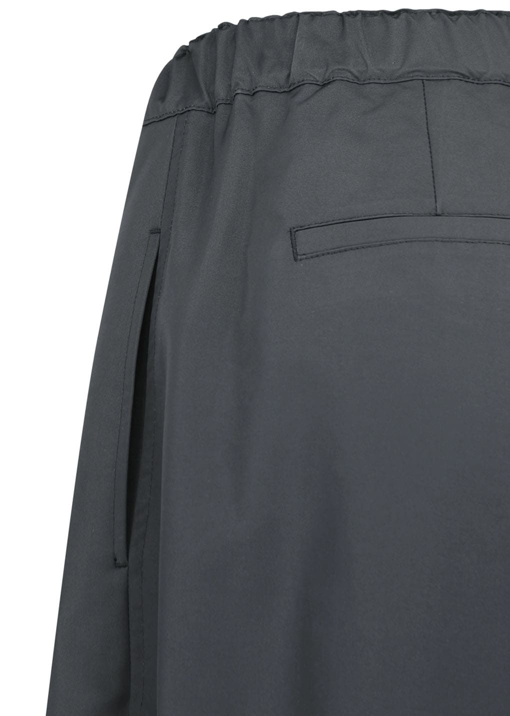 two tuck balloon pants, charcoal