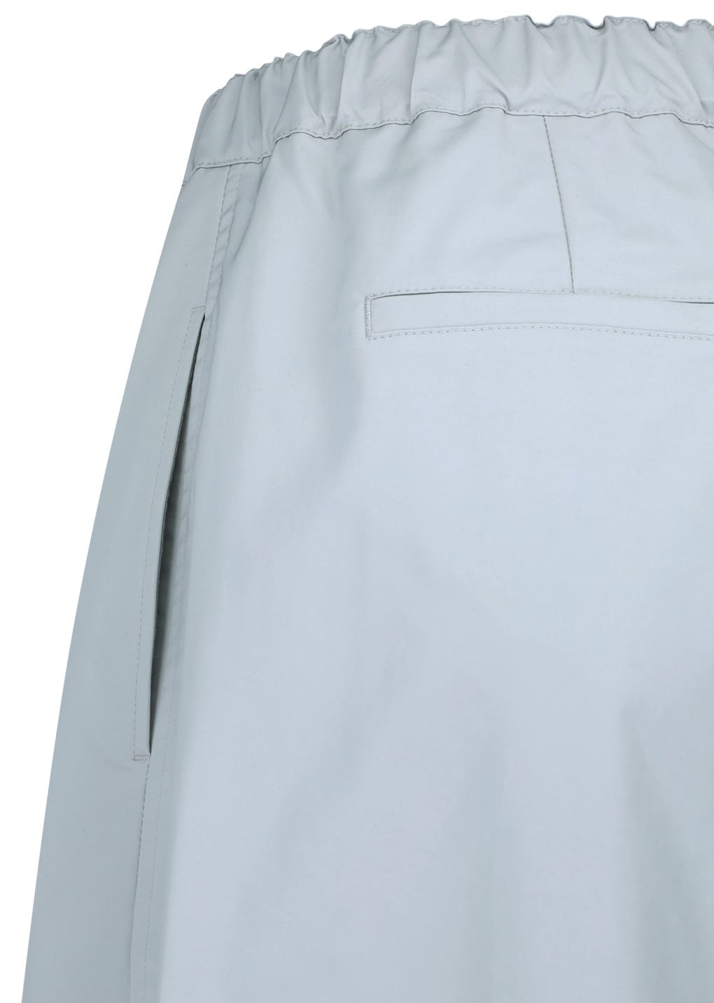 two tuck balloon pants, light grey