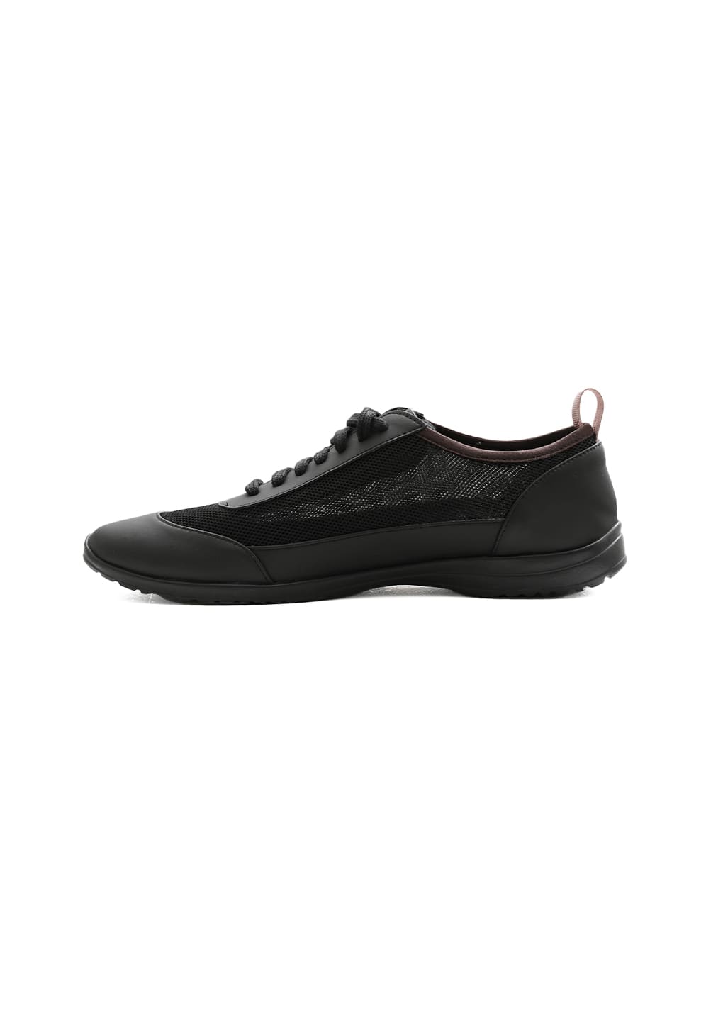 vibram mesh sneakers, black
