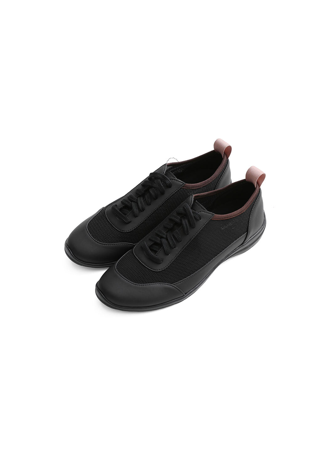 men's vibram mesh sneakers, black