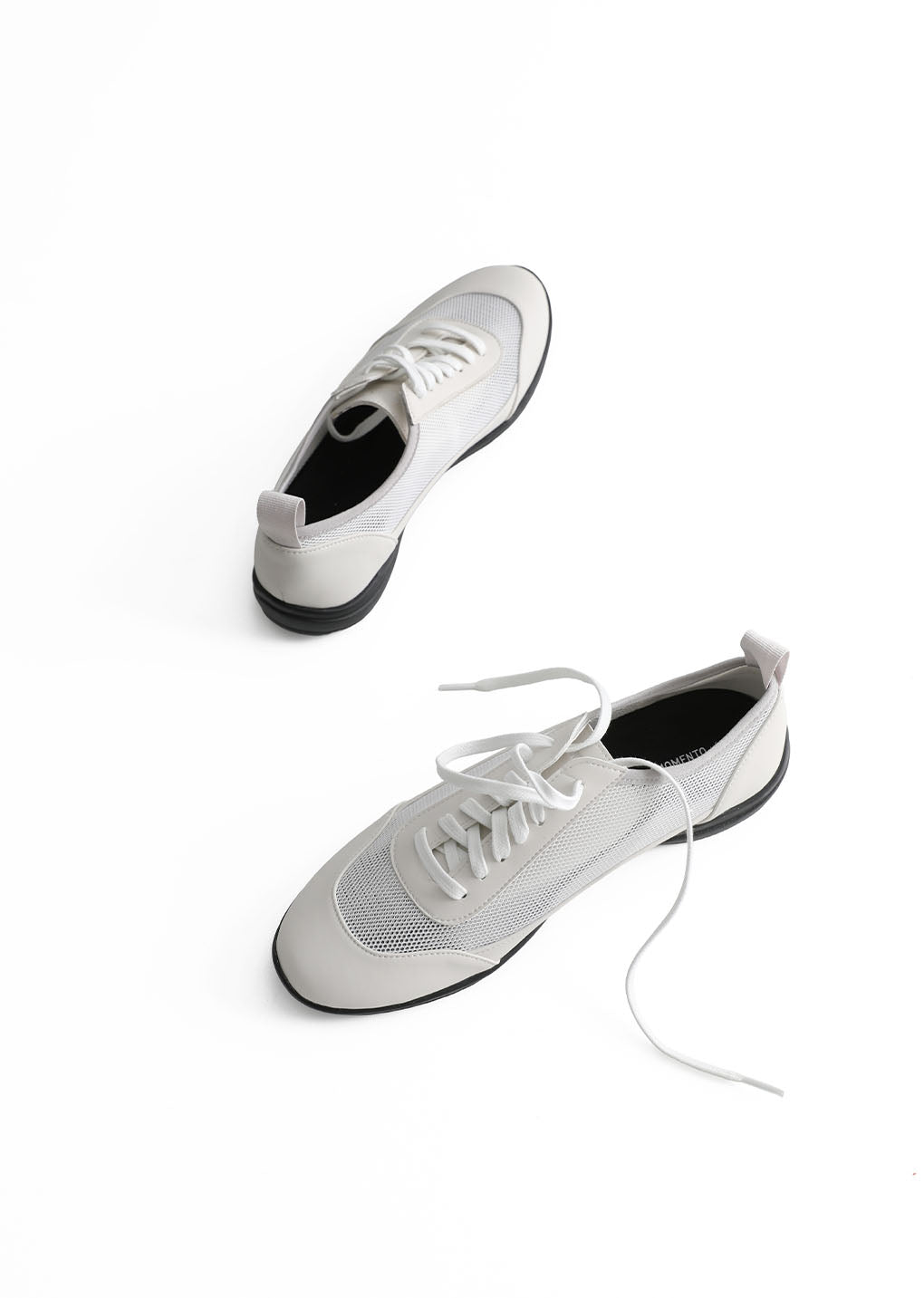 vibram mesh sneakers, white