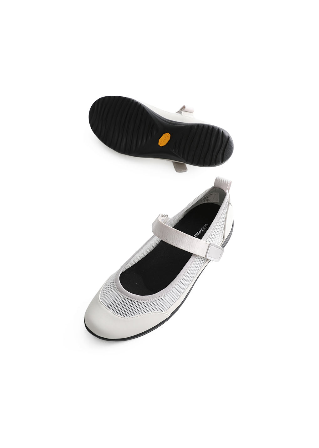 AMOMENTO Black Vibram Mary Jane Loafers AMOMENTO