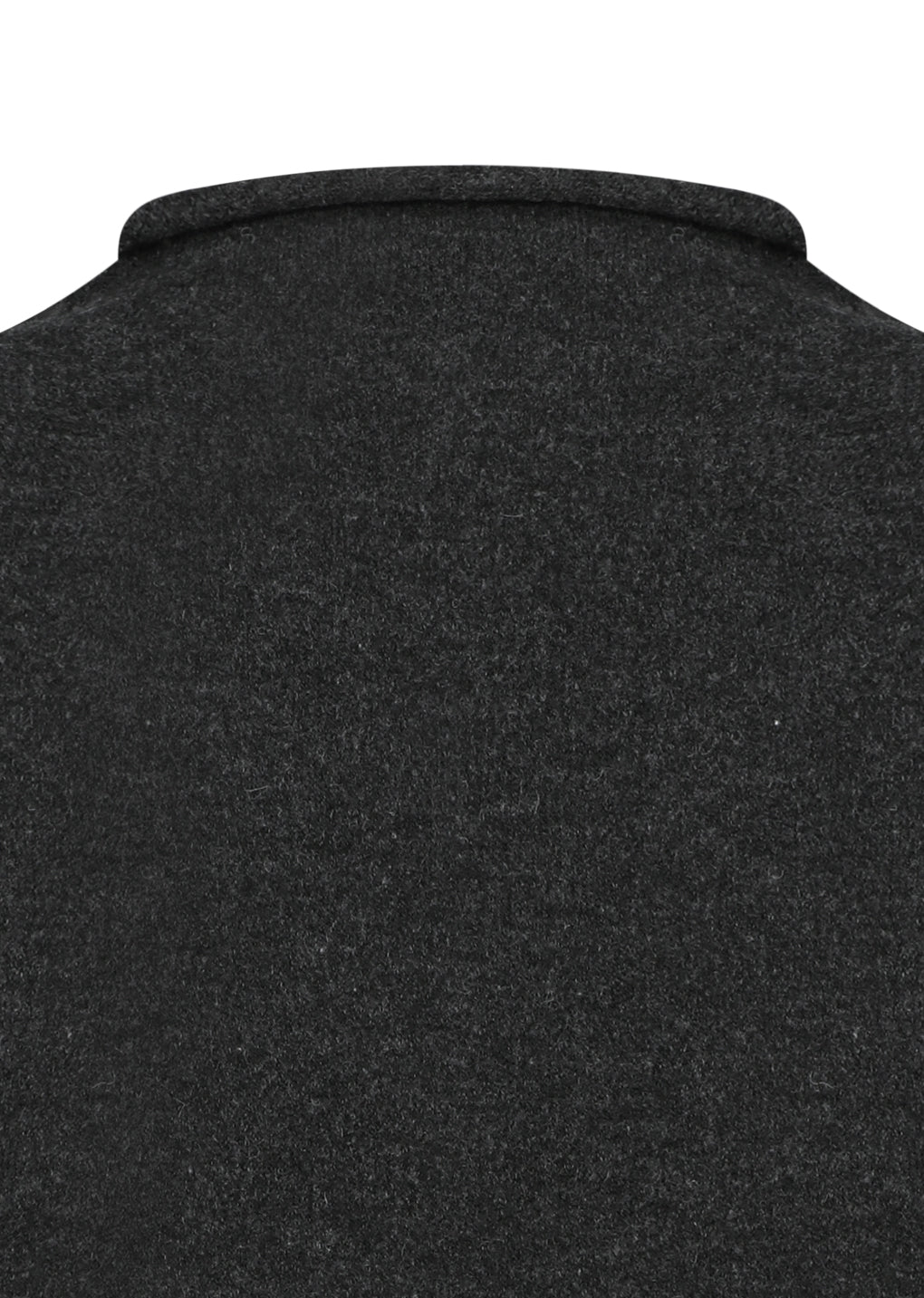 wholegarment half zip up, charcoal
