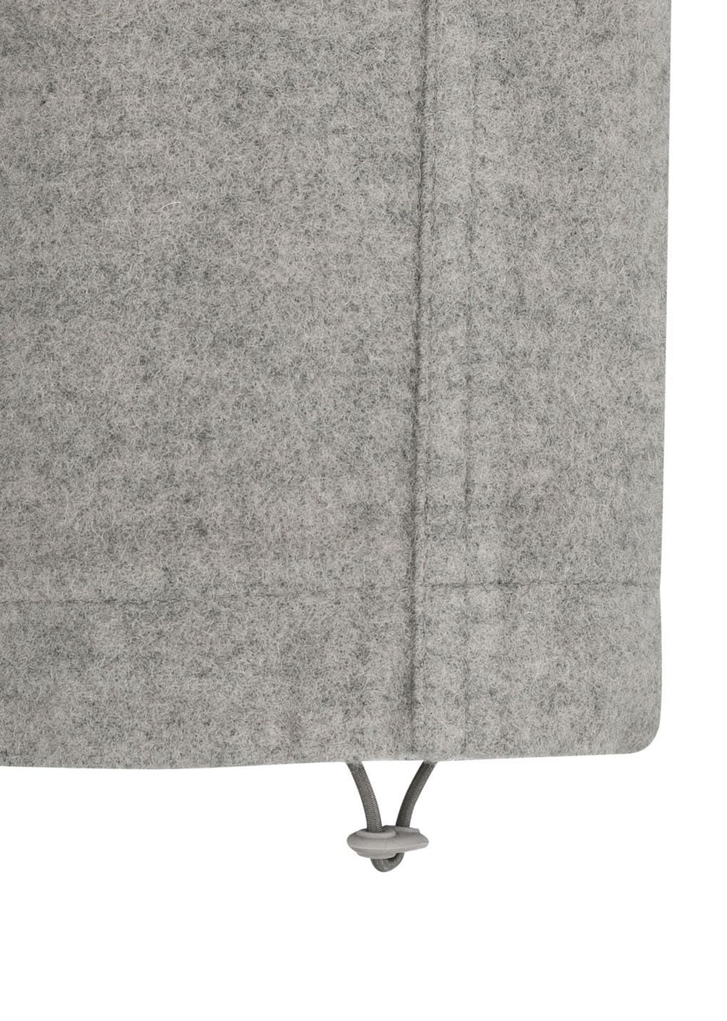 wool banding jogger pants, grey