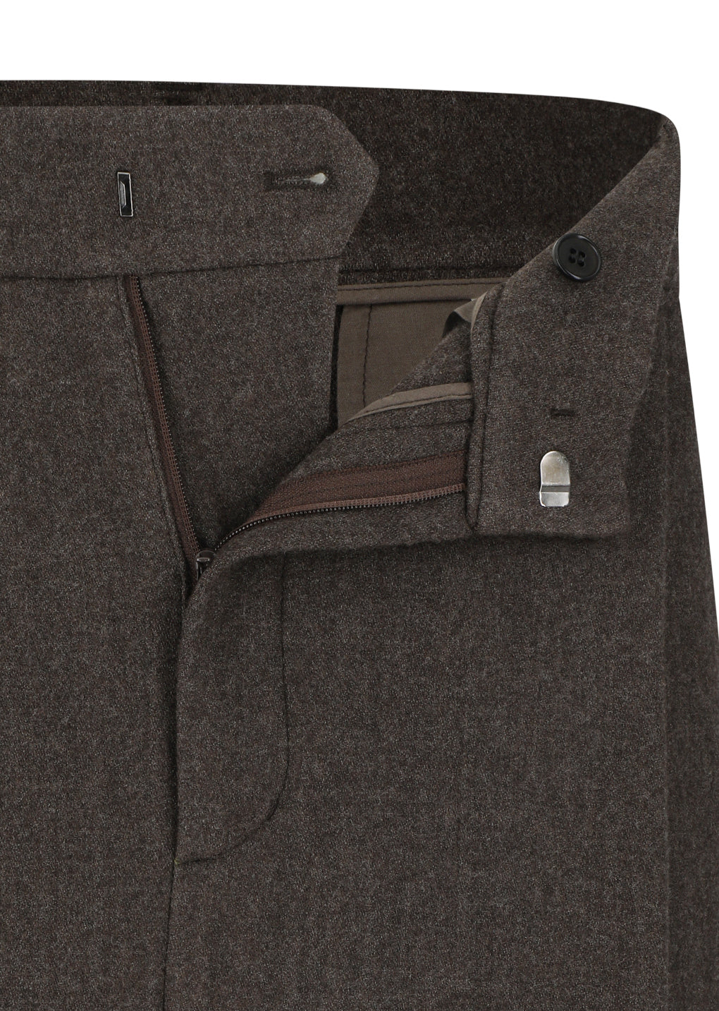 wool martin pants, brown