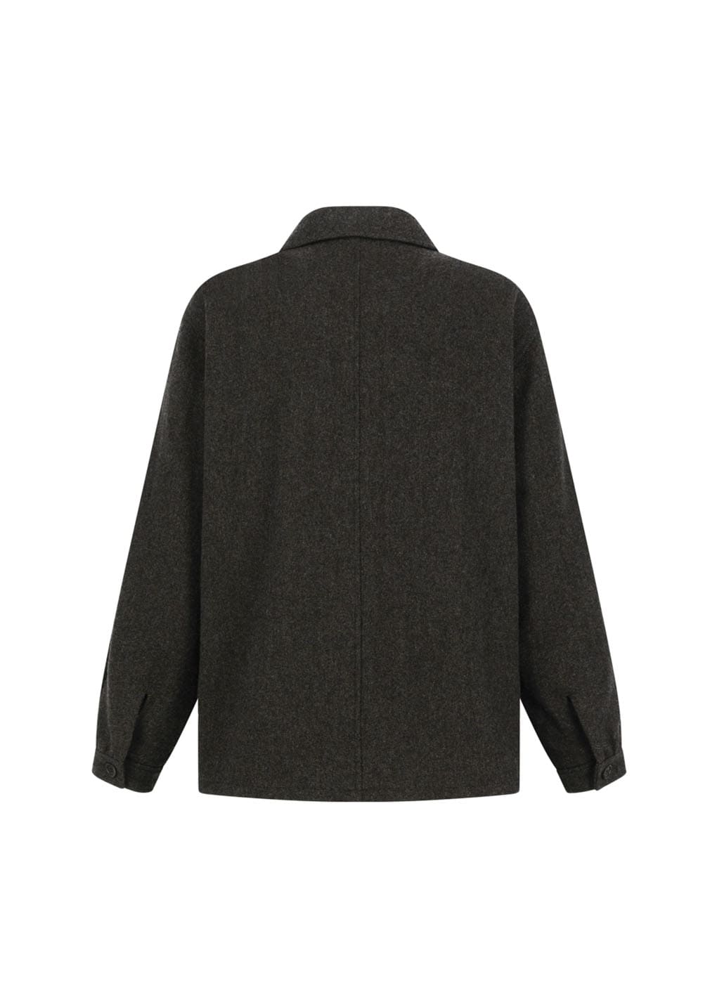 wool shirts, dark brown