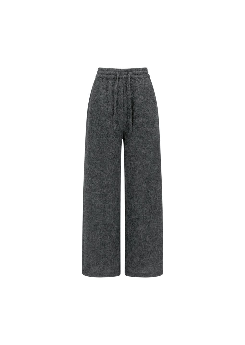 alpaca banding pants, charcoal