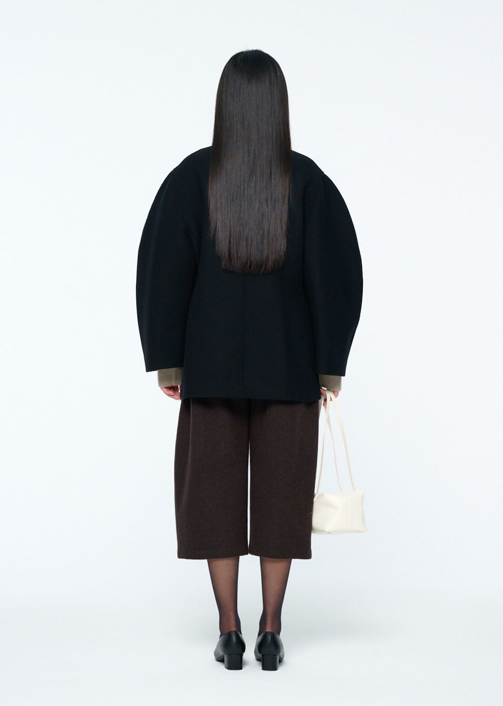 small cubo bag, white