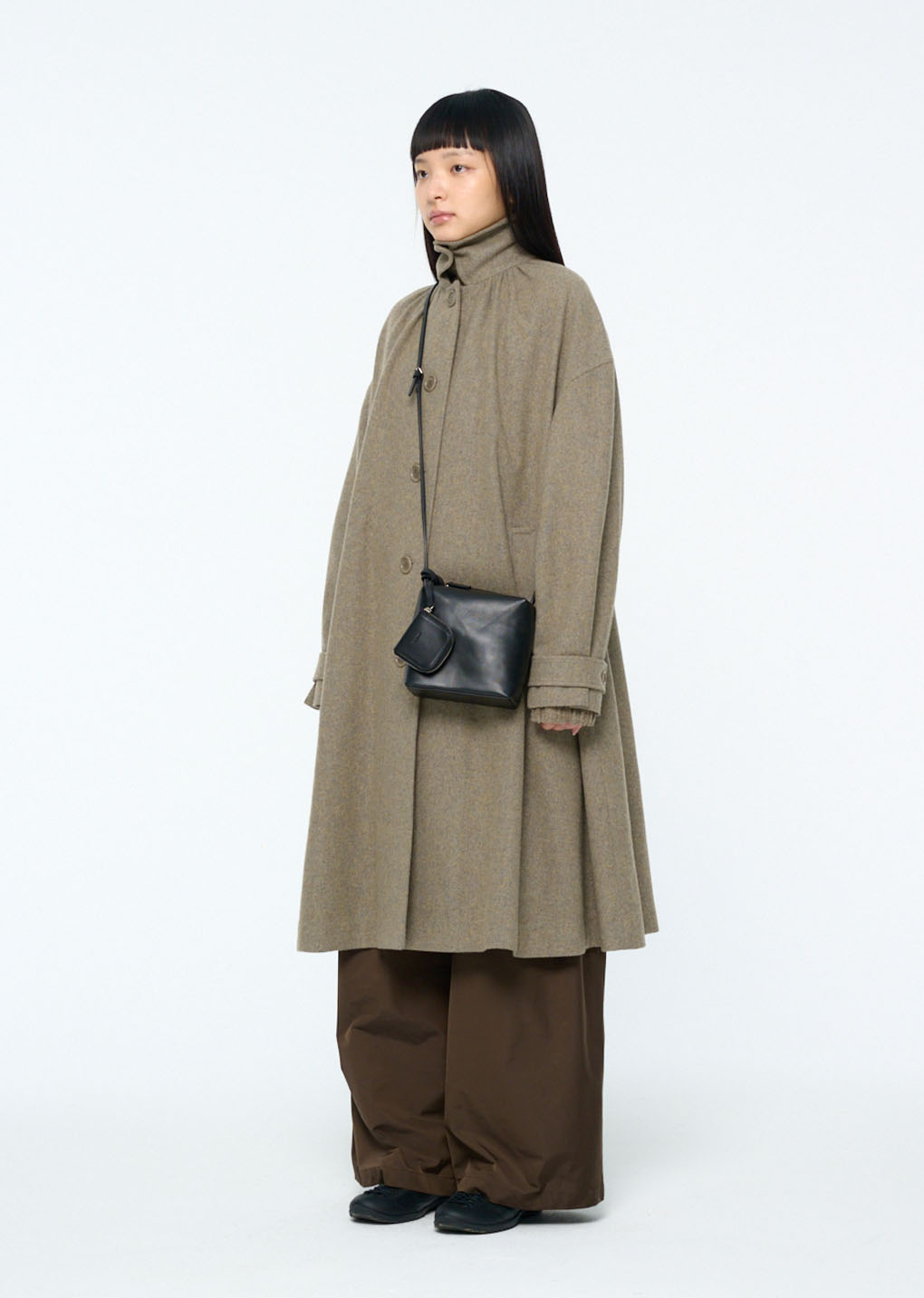 crossbody cubo bag, black