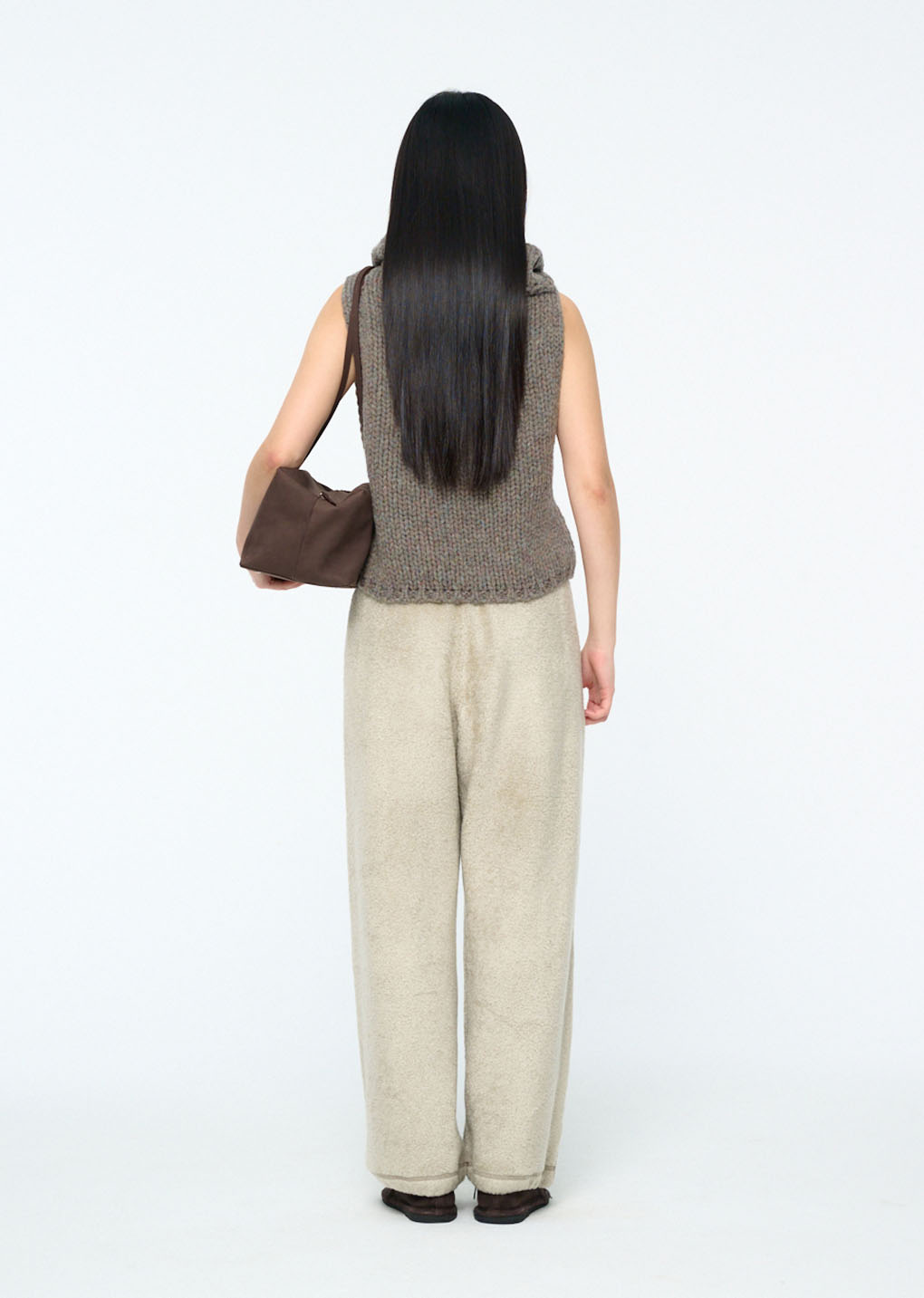 large cubo bag, dark brown