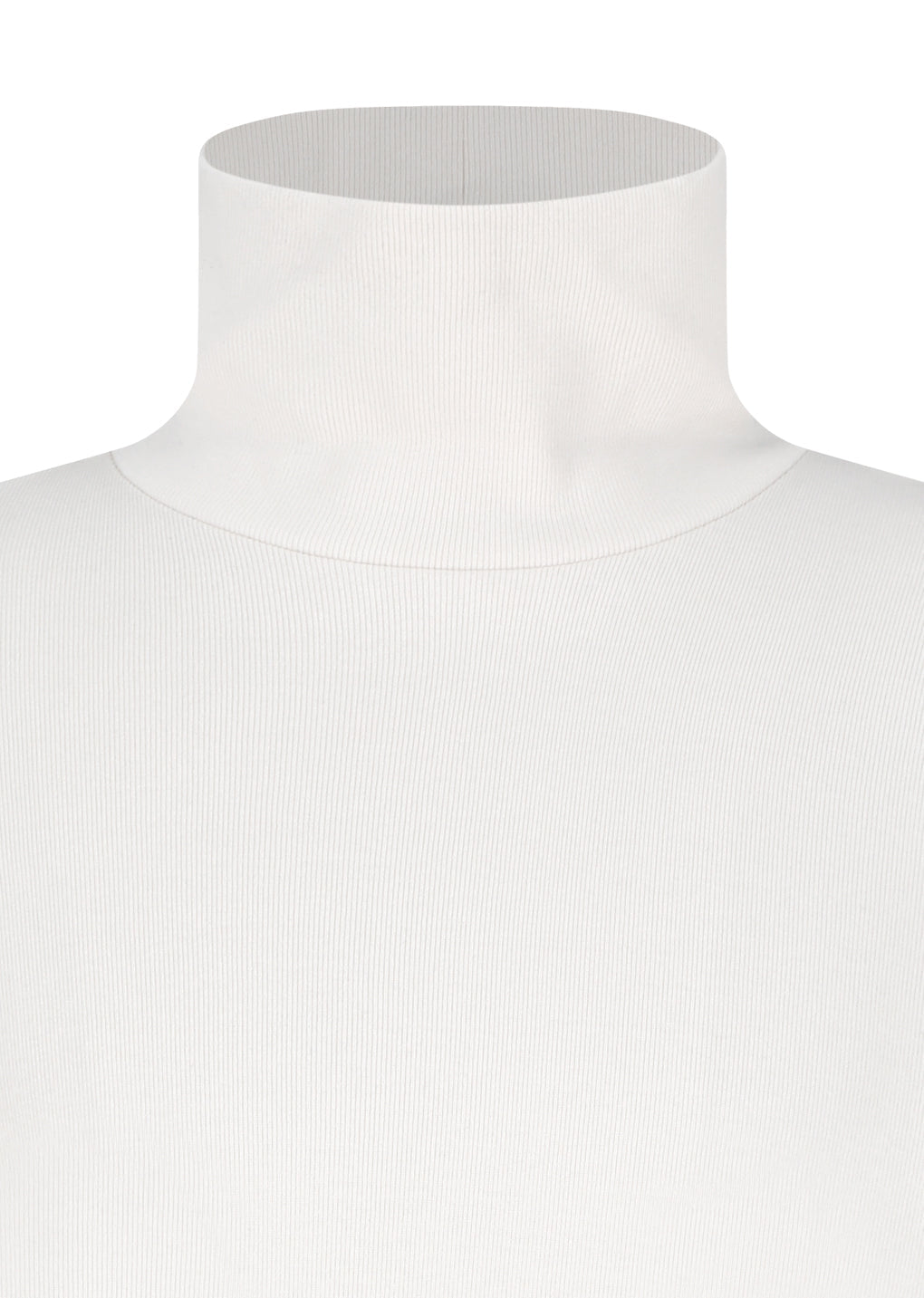 slim fit turtle neck t-shirts, ivory