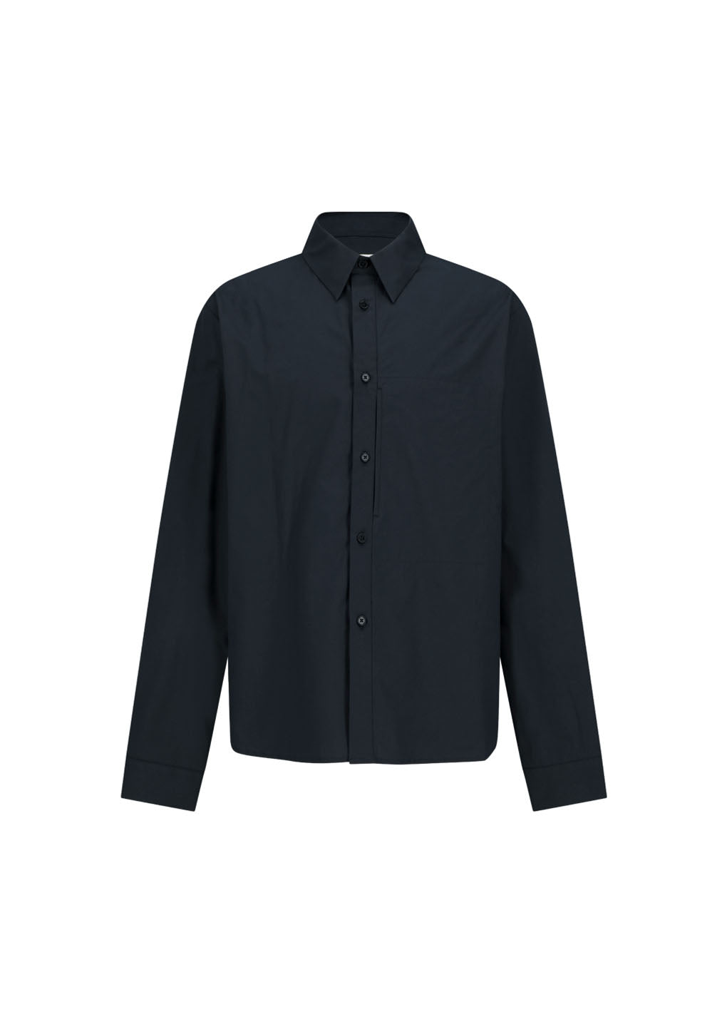 basic pocket shirt, navy