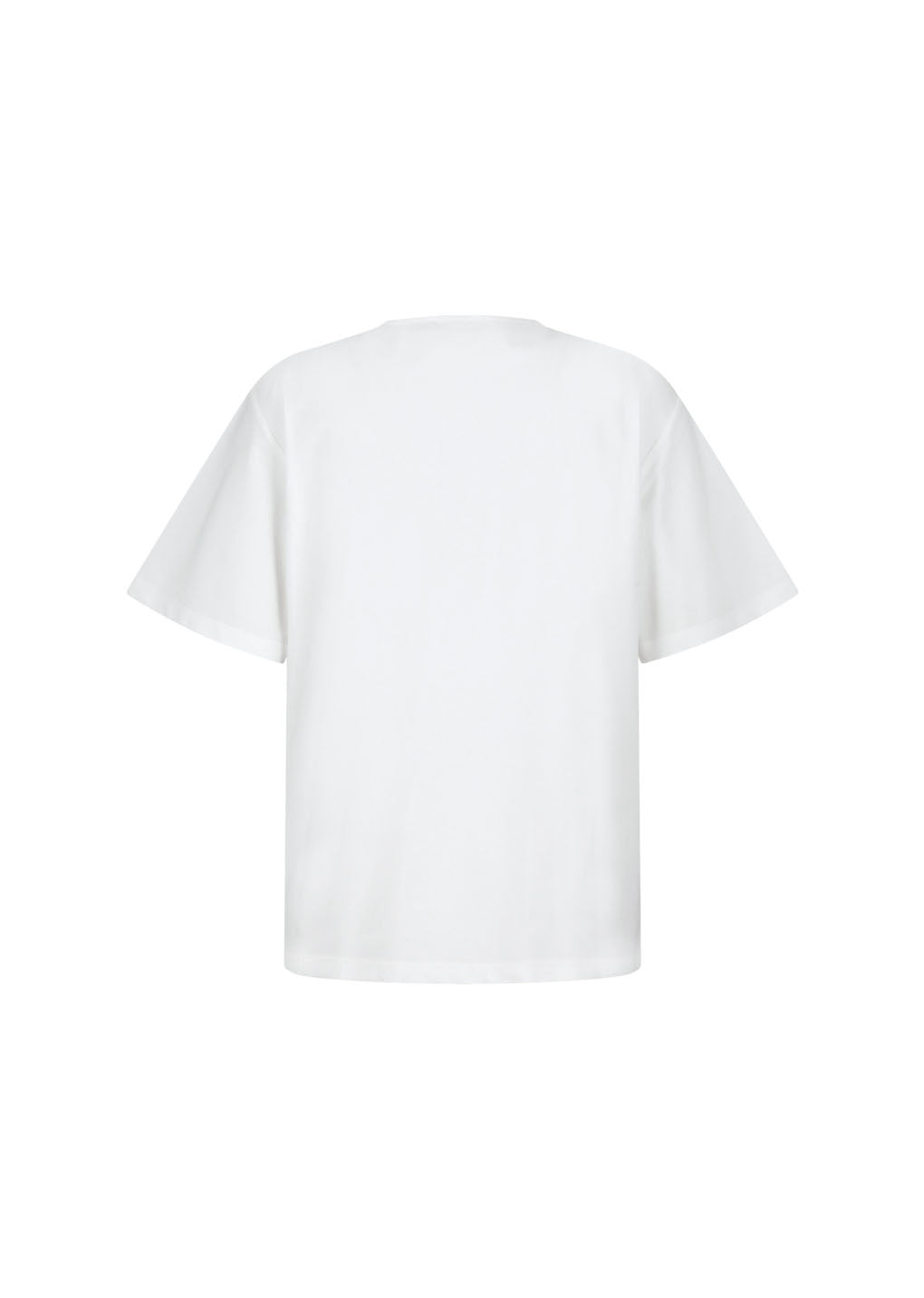 boat neck t-shirt, white hover
