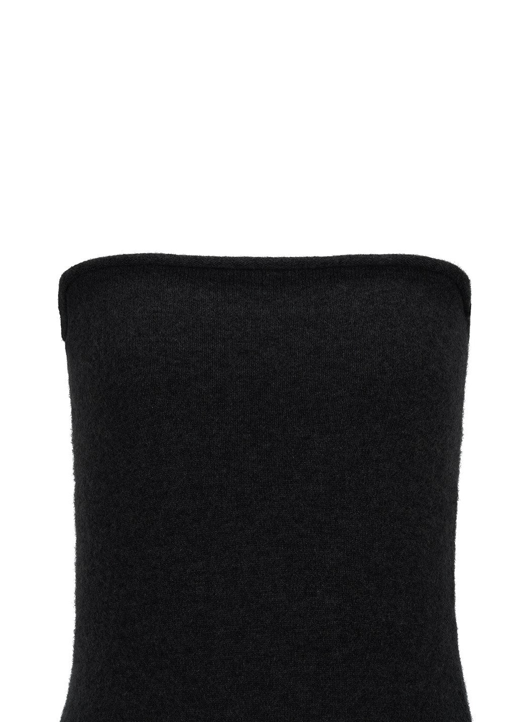 cashmere bandeau snood, charcoal hover