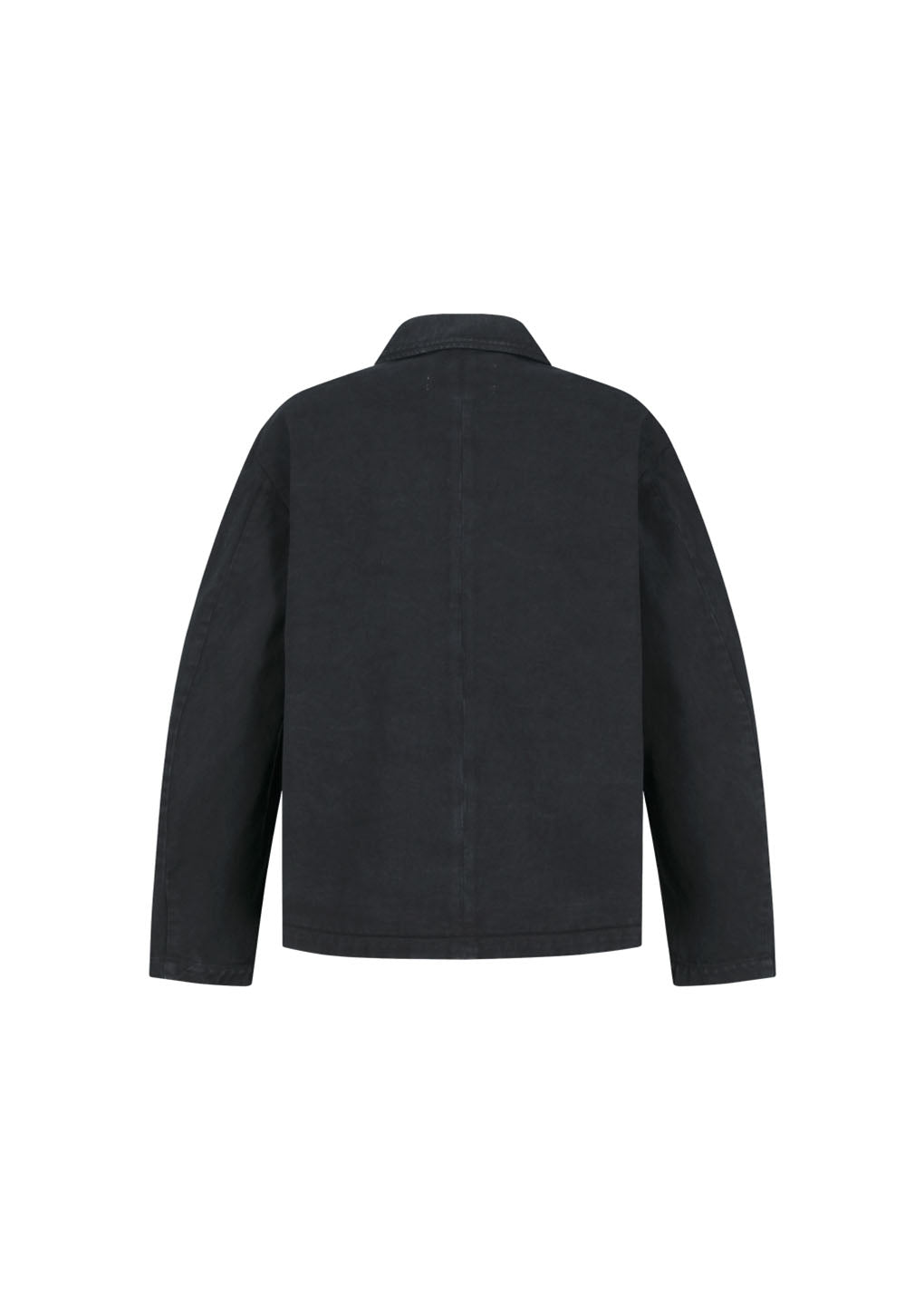 garments dyed pocket denim jacket, black hover