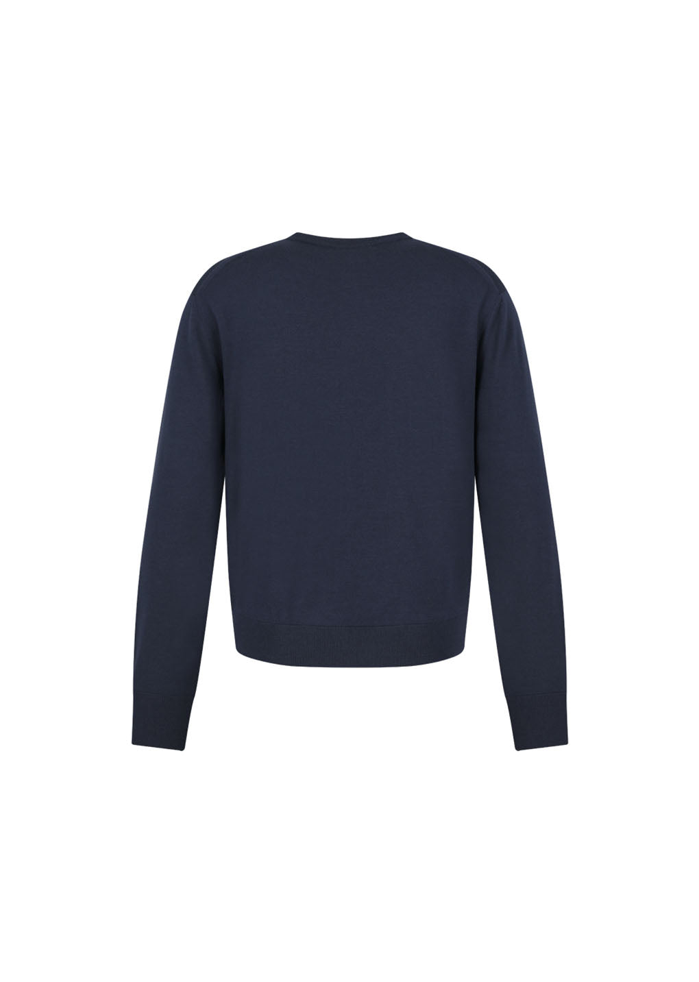 men's wool cardigan, navy hover