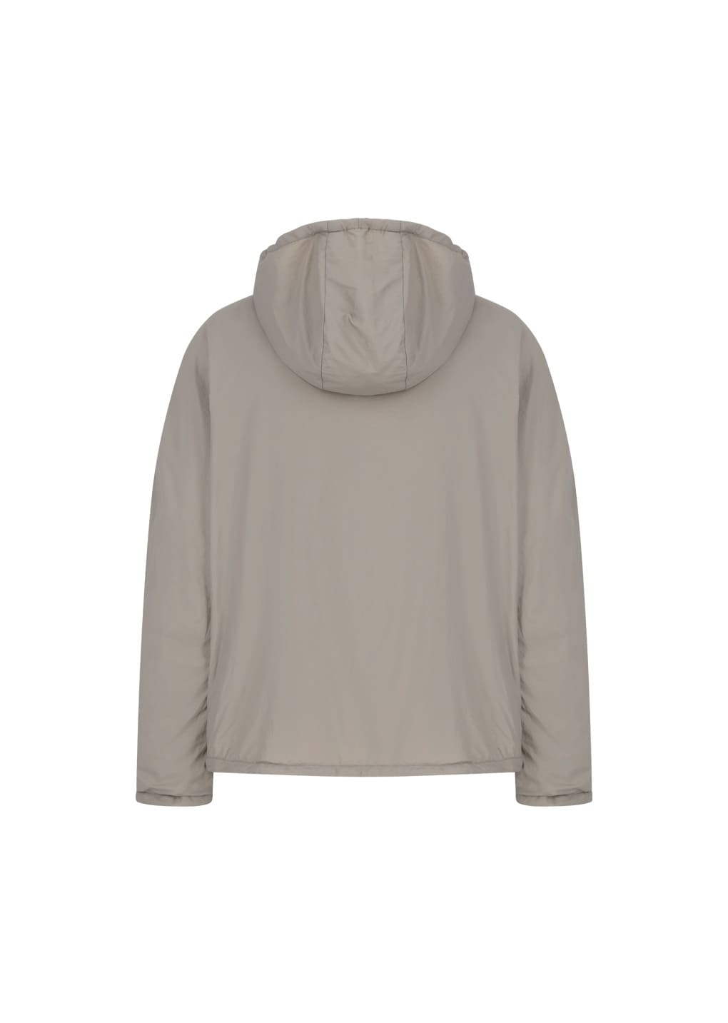 nylon hood anorak, beige hover